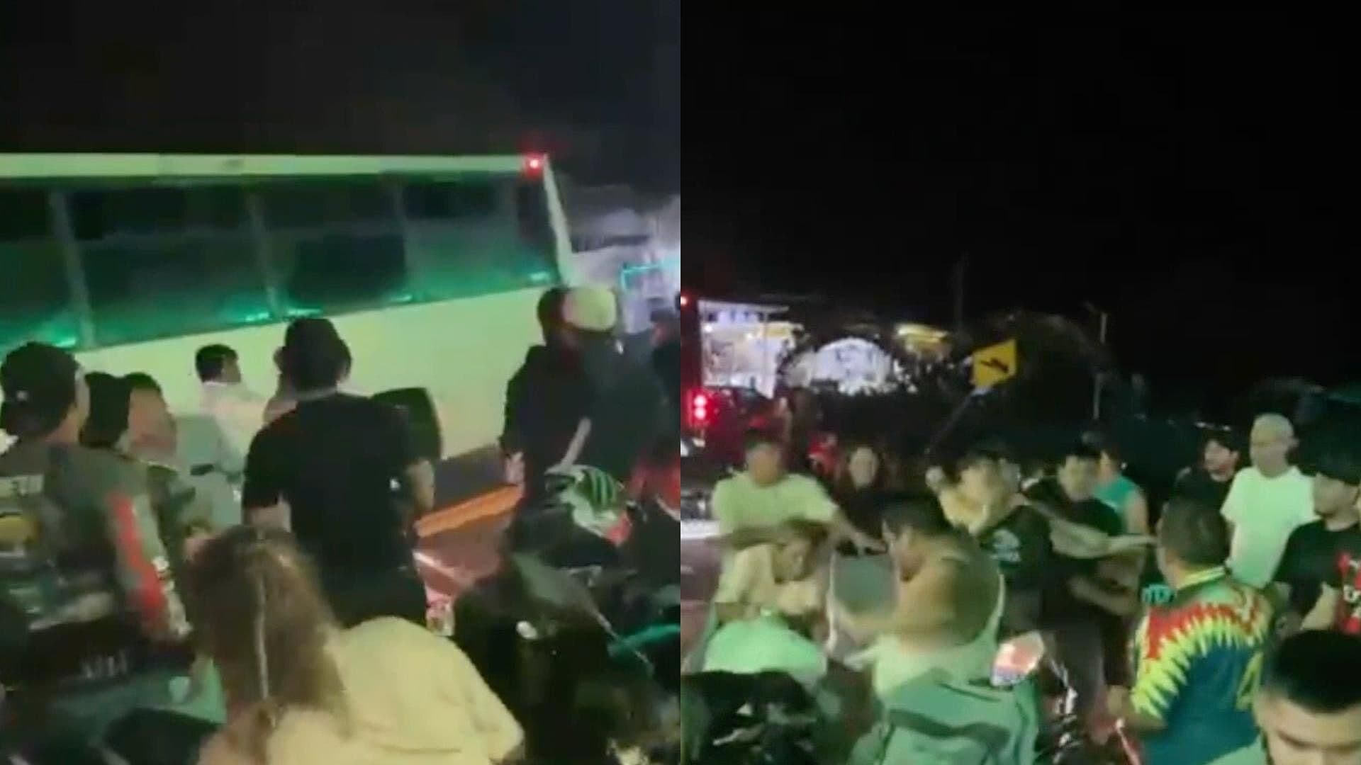 Video: Se Registra Riña Entre Motociclistas en Cerro Gordo, Veracruz