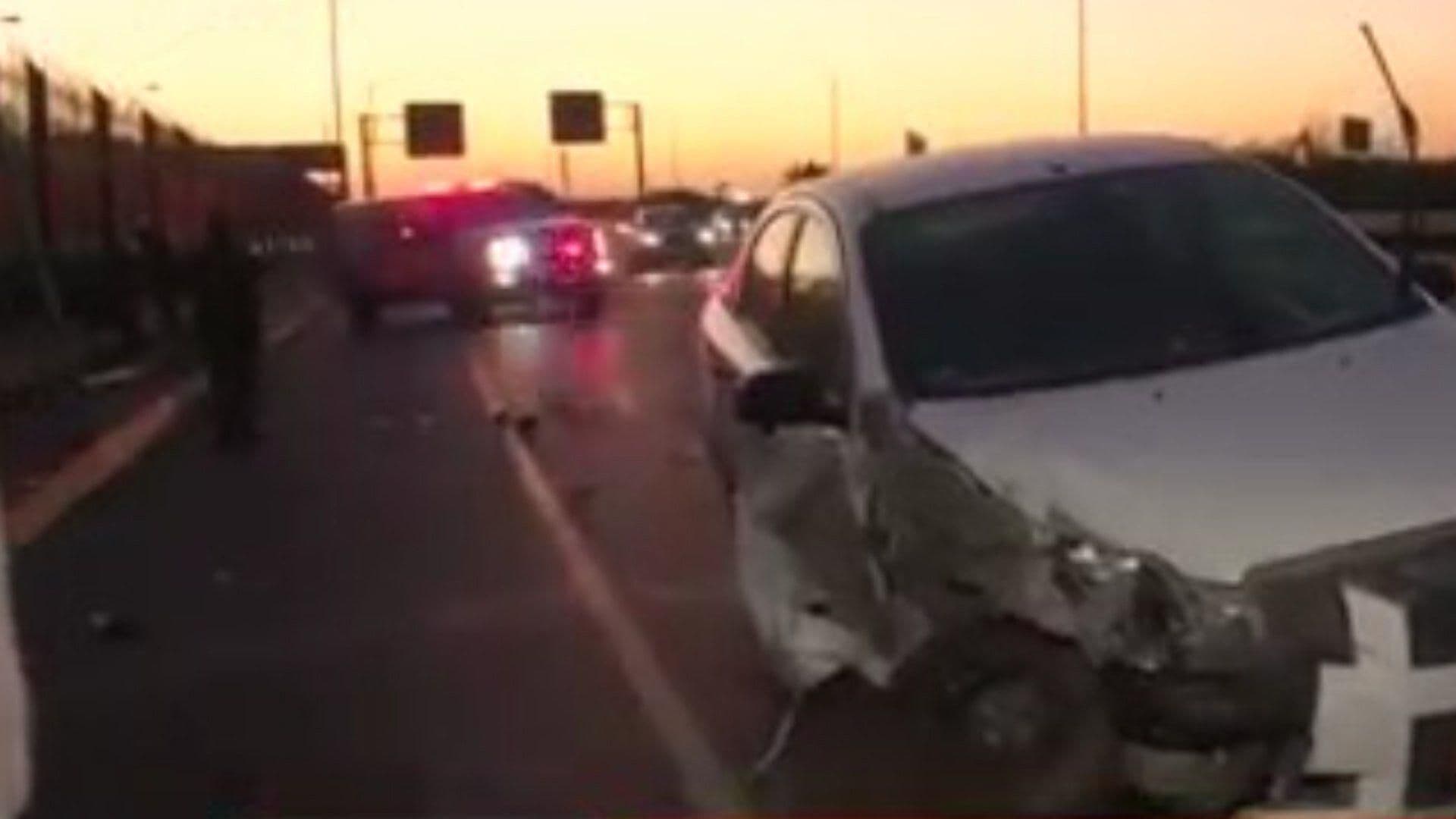 Deja Choque Un Herido Frente a Parque Fundidora