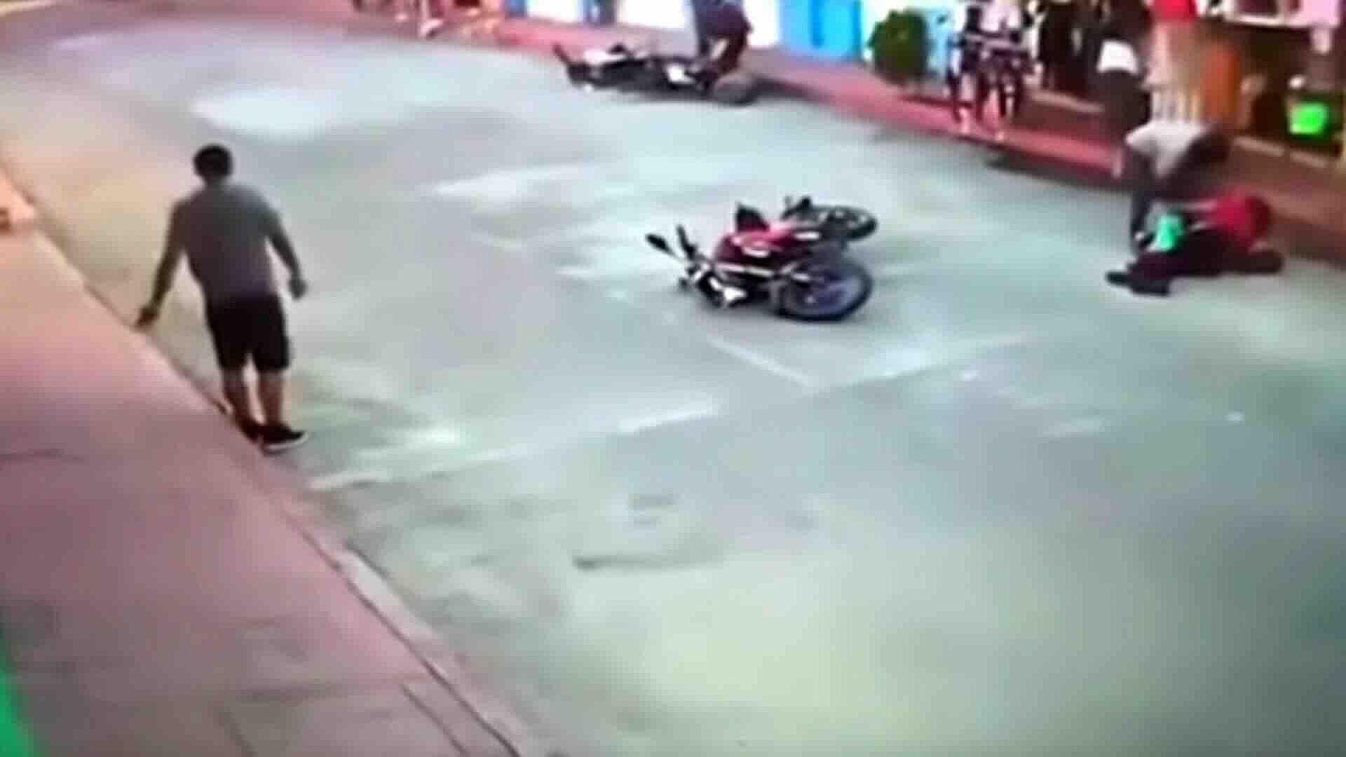 Choque Entre Dos Motocicletas en Mapastepec, Chiapas Deja Afectados Leves