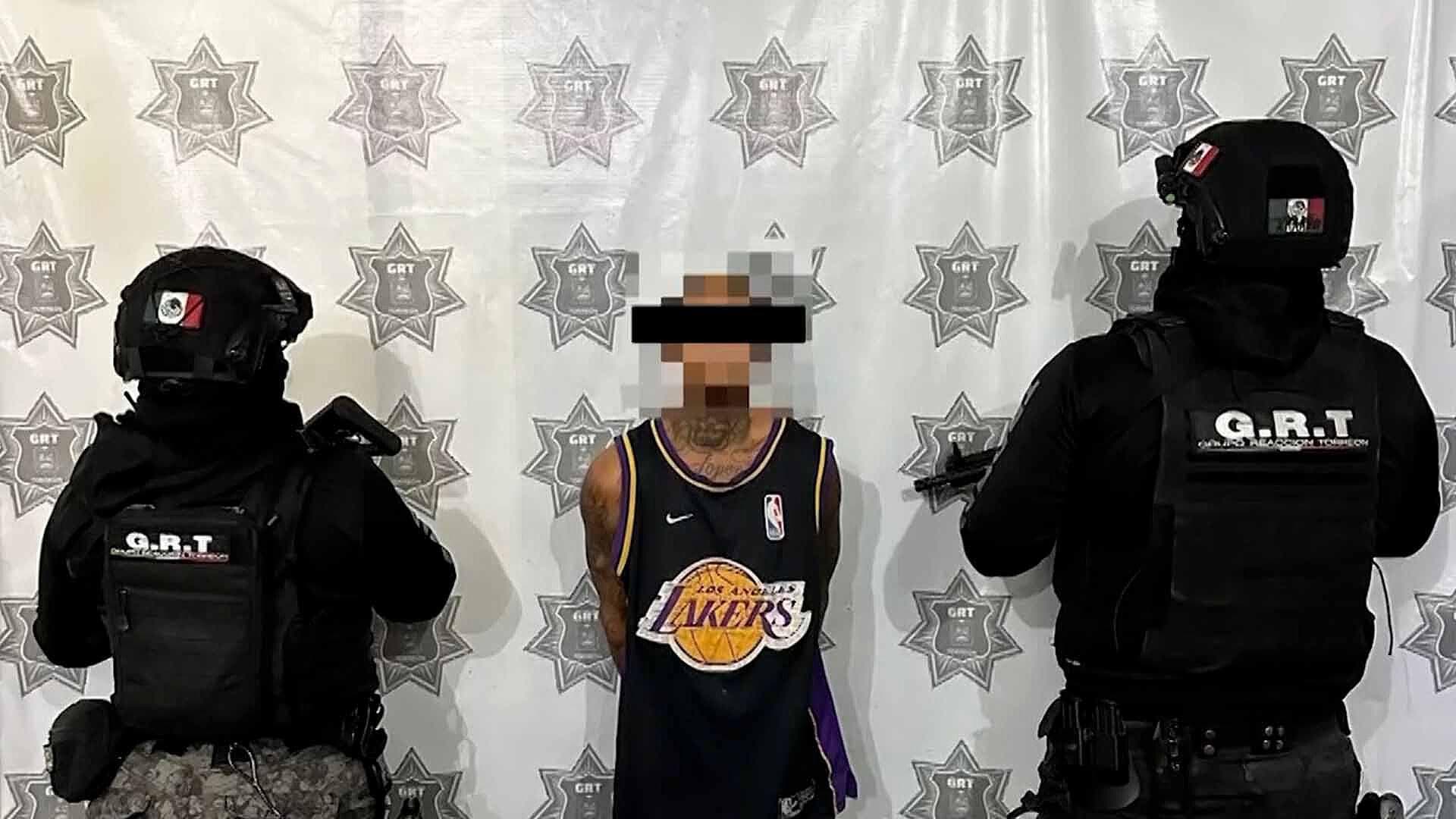 Detienen a Hombre por Presunta Posesión de Narcóticos en Colonia Zaragoza Sur de Torreón