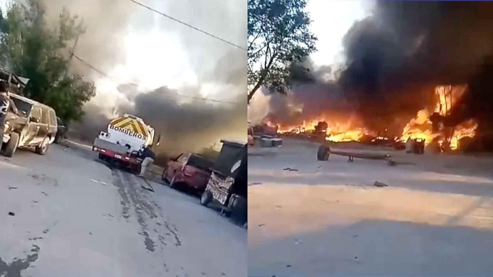 Incendio en Pastizal de Reynosa se Sale de Control