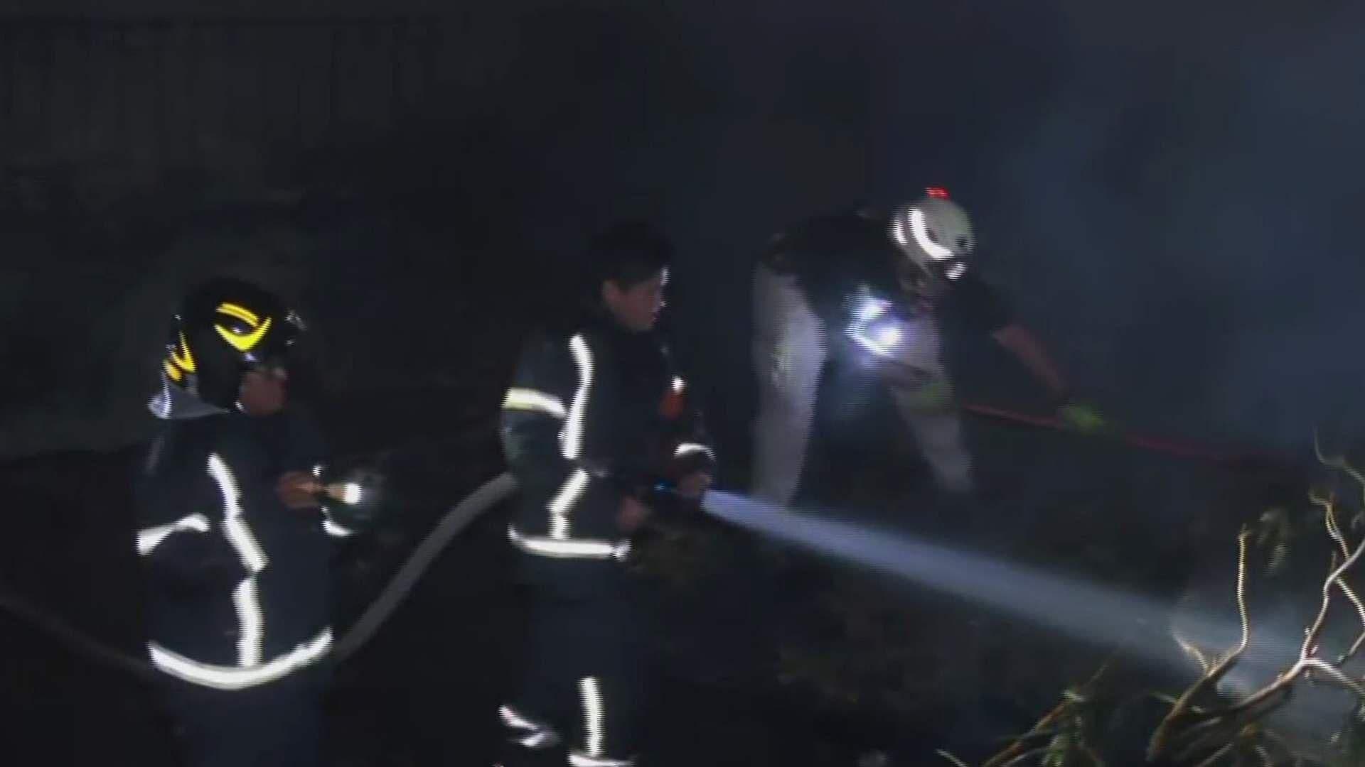 Sofocan Incendio de Hojarasca al Interior del Parque Lira