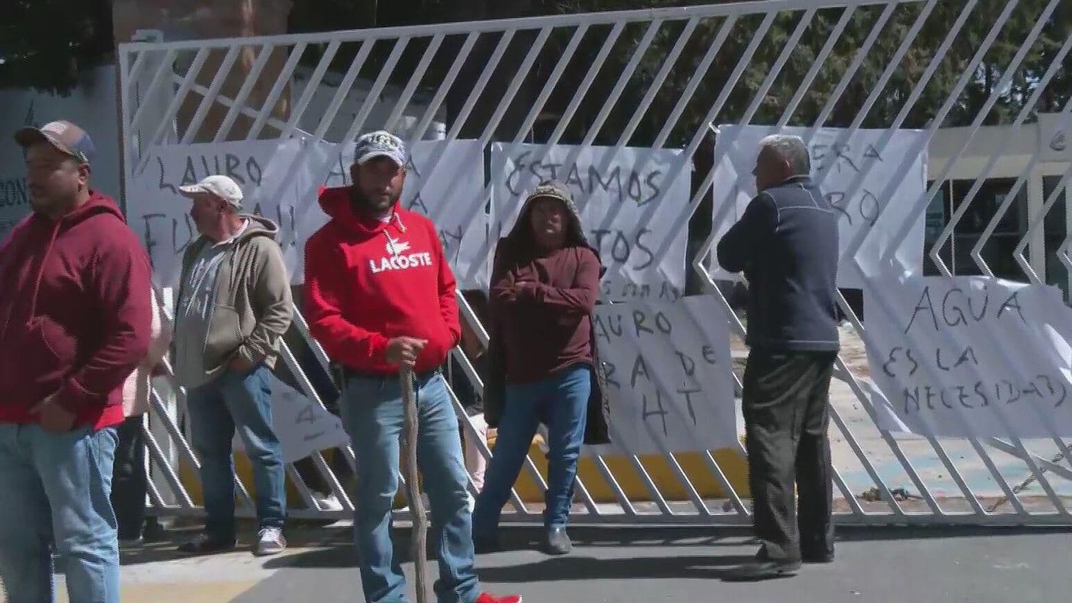 Habitantes de Acambay, Edomex, Protestan por Falta de Agua