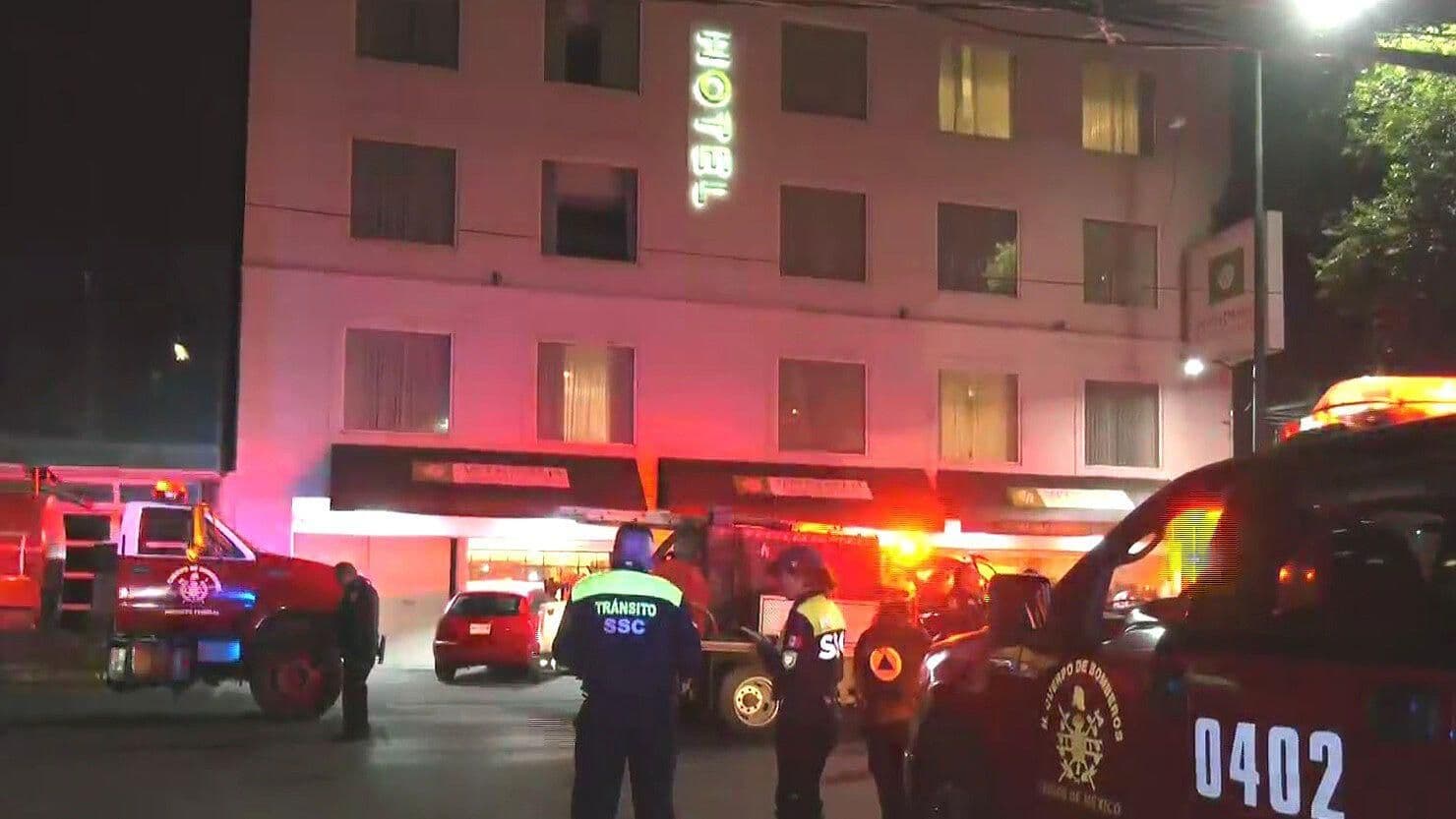 Cortocircuito Provoca Incendio en Hotel en la Colonia Anzures de la CDMX