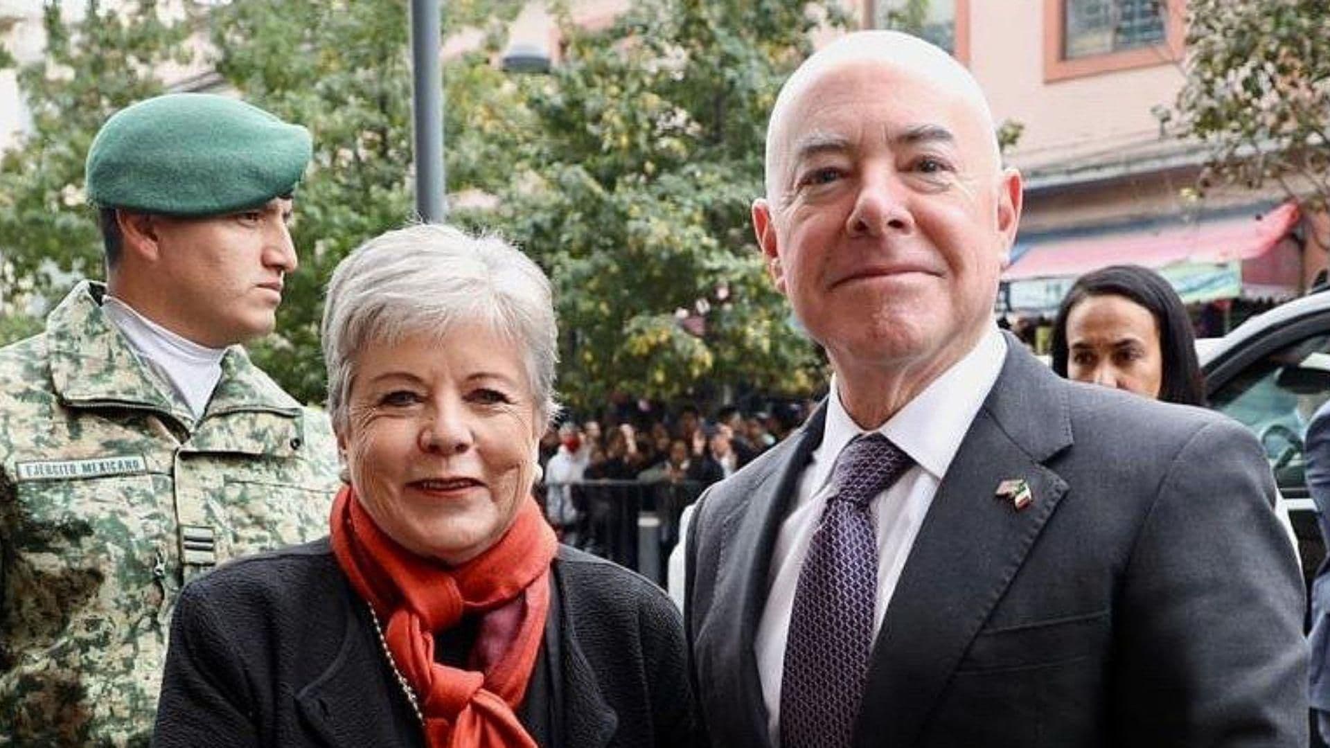 Alejandro Mayorkas Visita Palacio Nacional