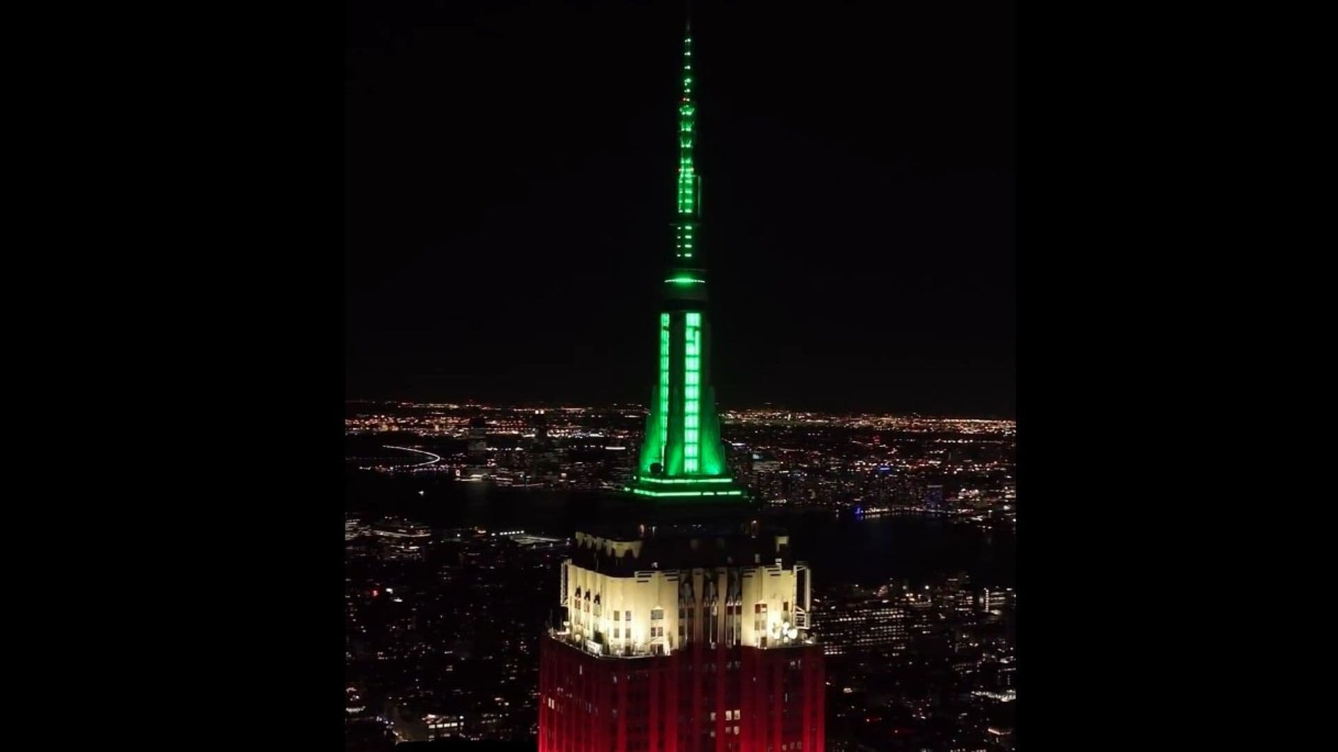 VIDEO: Colores de México, EUA y Canadá Iluminan al Empire State a 100 Días del Mundial