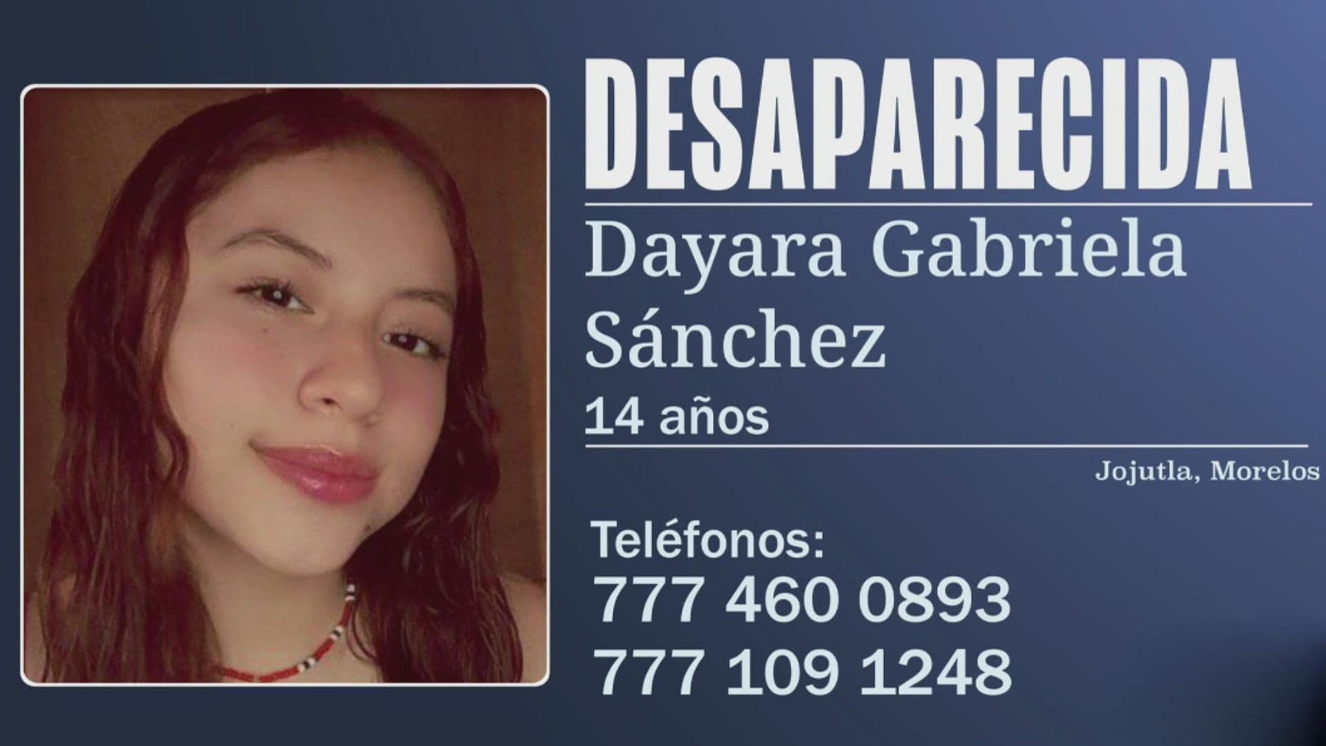 ¿Has Visto a Dayara Gabriela? Activan Búsqueda tras Desaparición de Menor de 14 Años en Jojutla