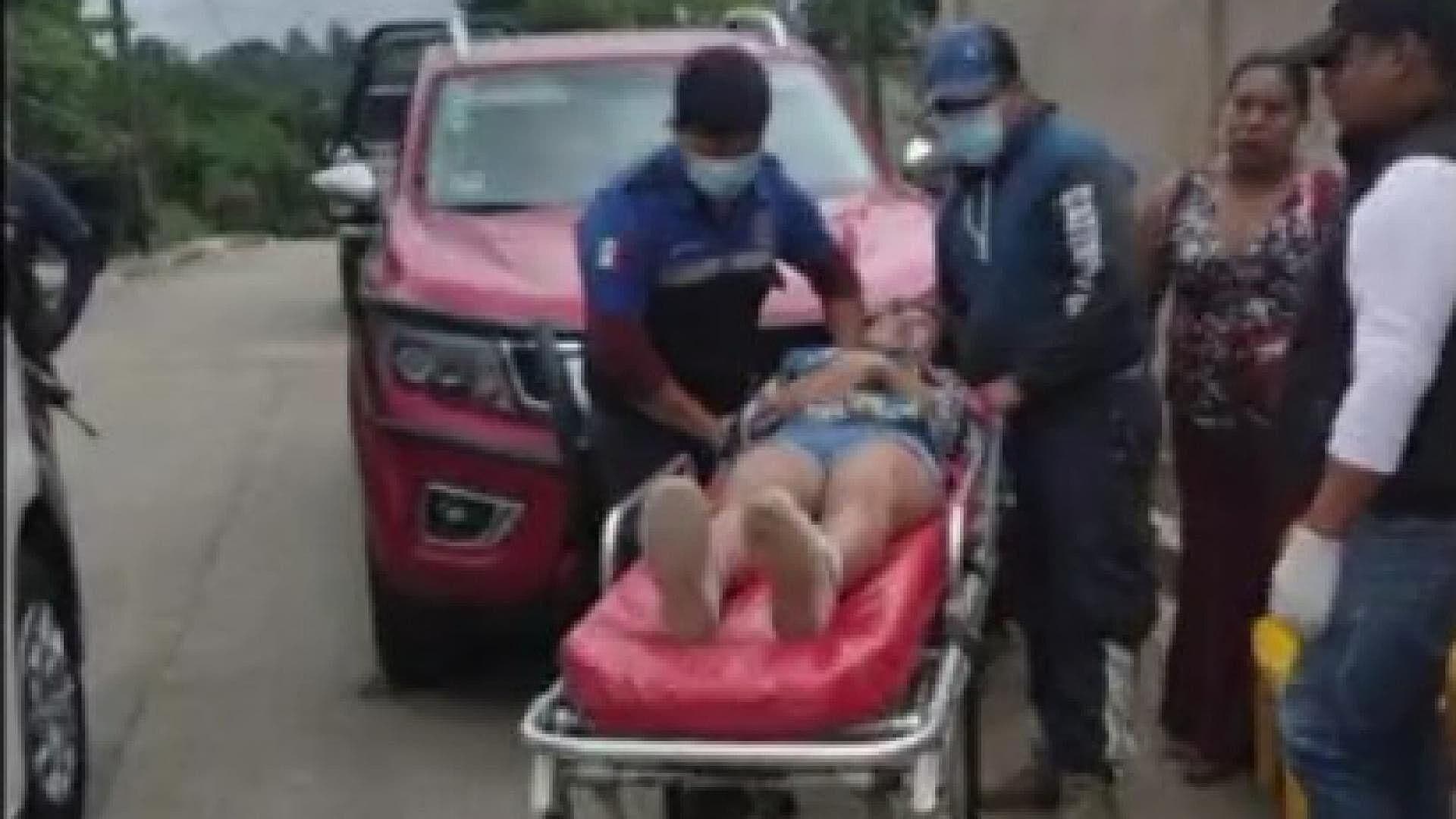 Mujer Embarazada es Golpeada en Oteapan