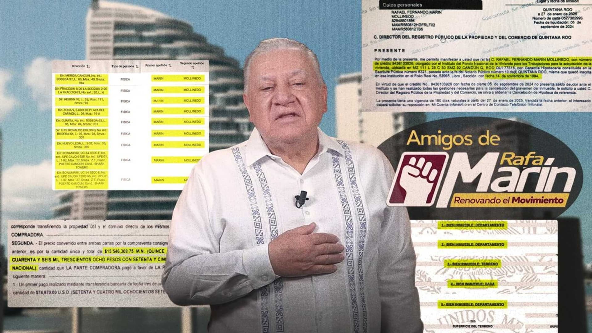 N+ Focus: El Patrimonio Millonario de Rafael Marín Mollinedo, Quien Aspira a Gobernar Q. Roo