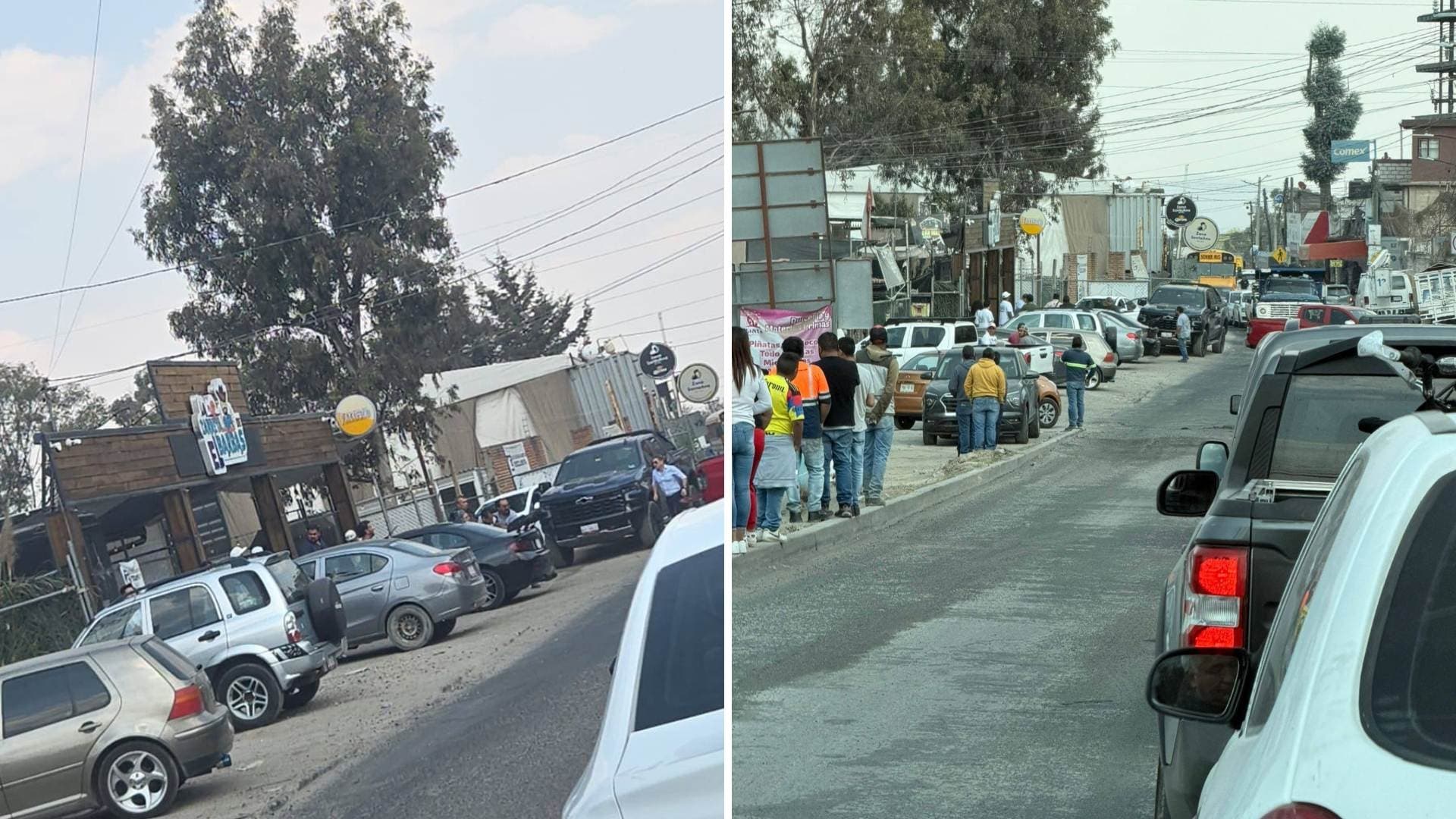 Reportan Balacera Afuera de Restaurante de Mariscos en Jilotzingo, Edomex