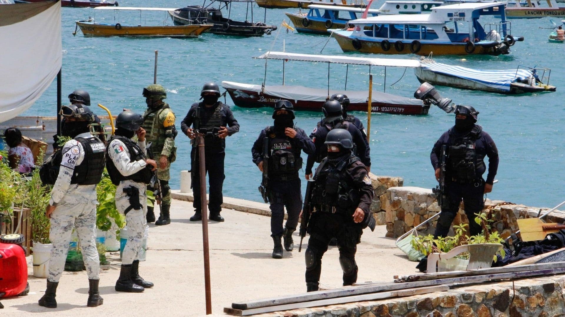 Balacera a Bordo de Motos Acuáticas en Bahía de Acapulco