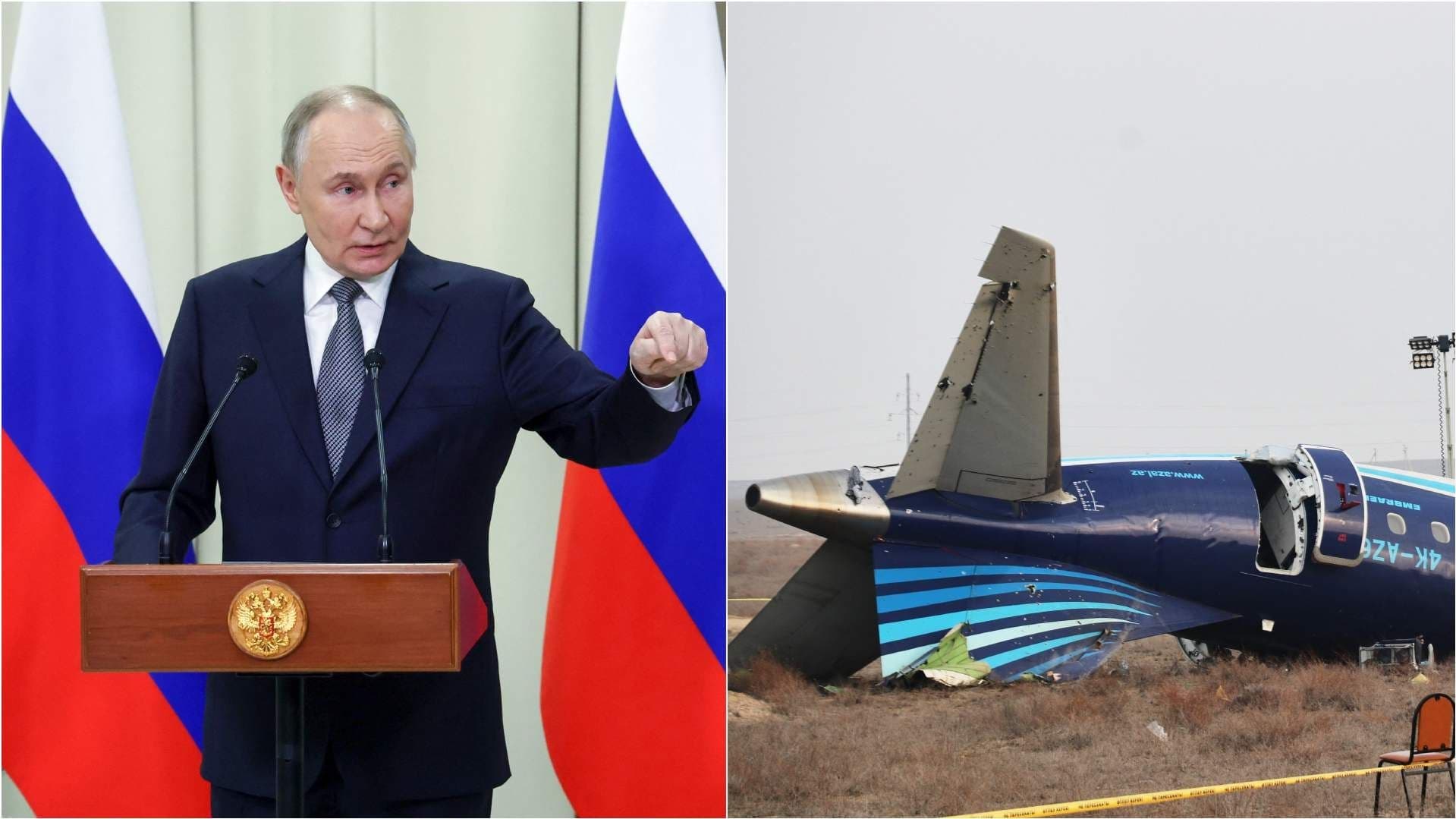 Putin se Disculpa con Azerbaiyán: Avión Cayó Mientras Defensa Rusa Repelía Drones Ucranianos