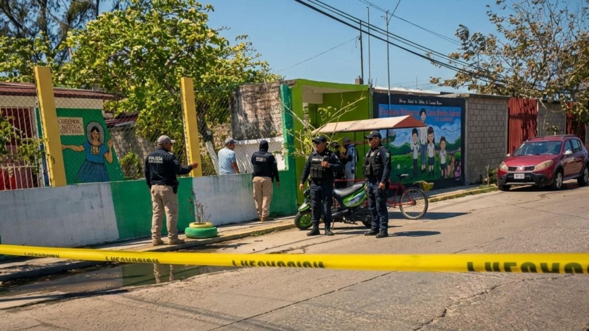 Balacera en Festival de Primavera en Kínder Deja un Padre de Familia Muerto en Juchitán, Oaxaca