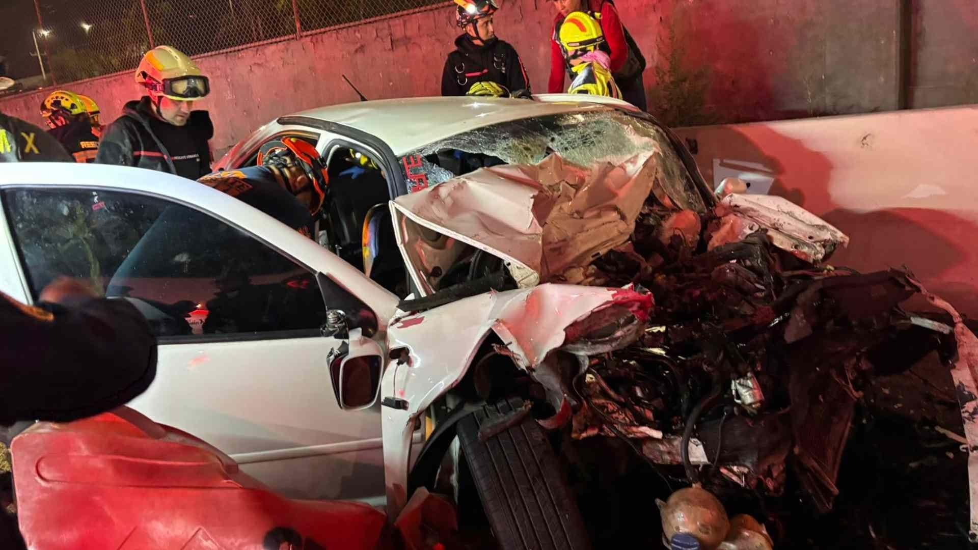 Choque en Calzada Ignacio Zaragoza Deja Tres Muertos y Dos Lesionados