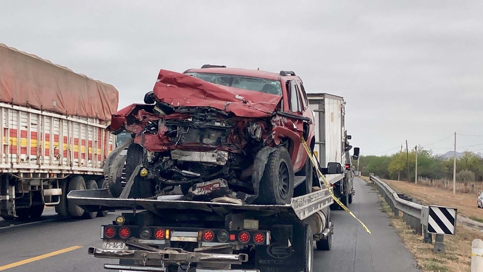 Choque Frontal en Carretera Victoria–Zaragoza Deja Una Persona sin Vida en Tamaulipas