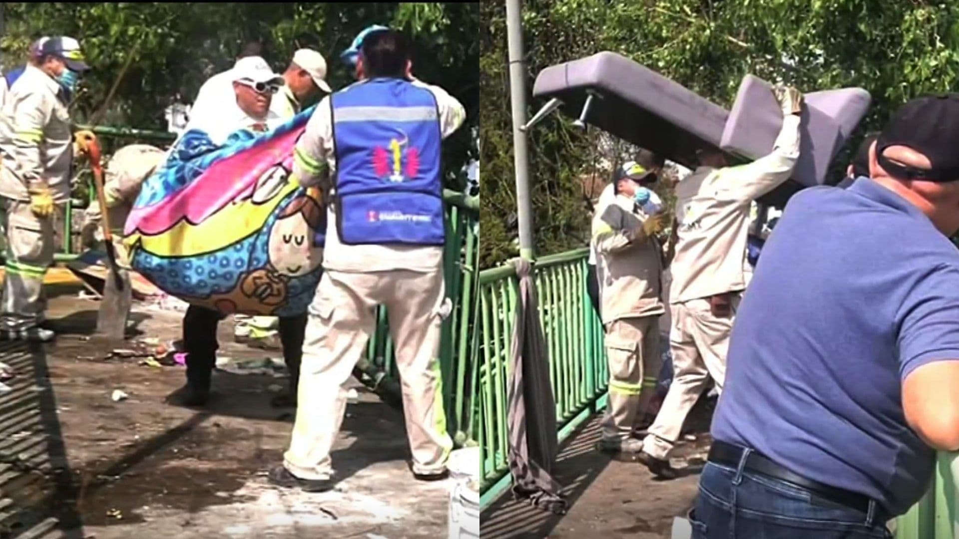 Agresiones con Piedras en Circuito Interior: Desmantelan Campamento en Inmediaciones de la Vía