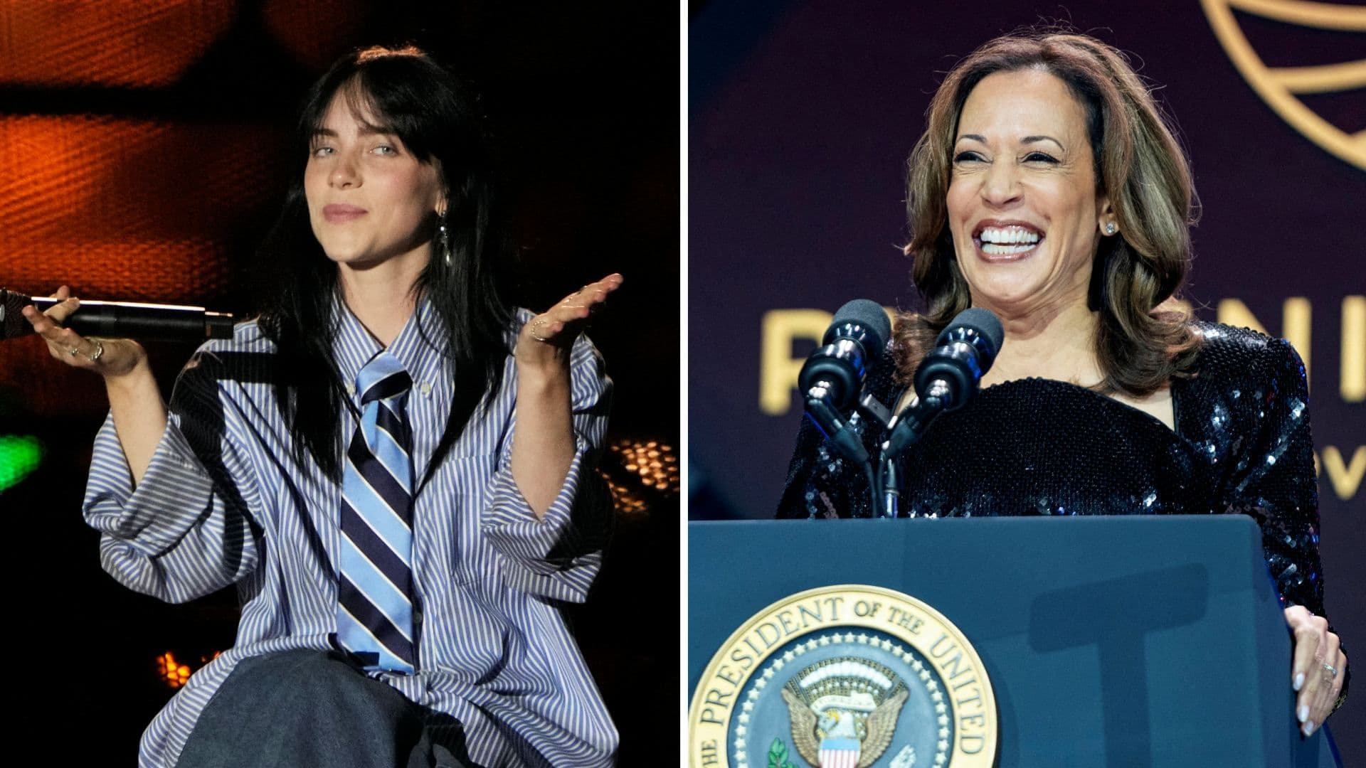 Billie Eilish y su Hermano se Suman a Taylor Swift y Envían Mensaje de Apoyo a Kamala Harris