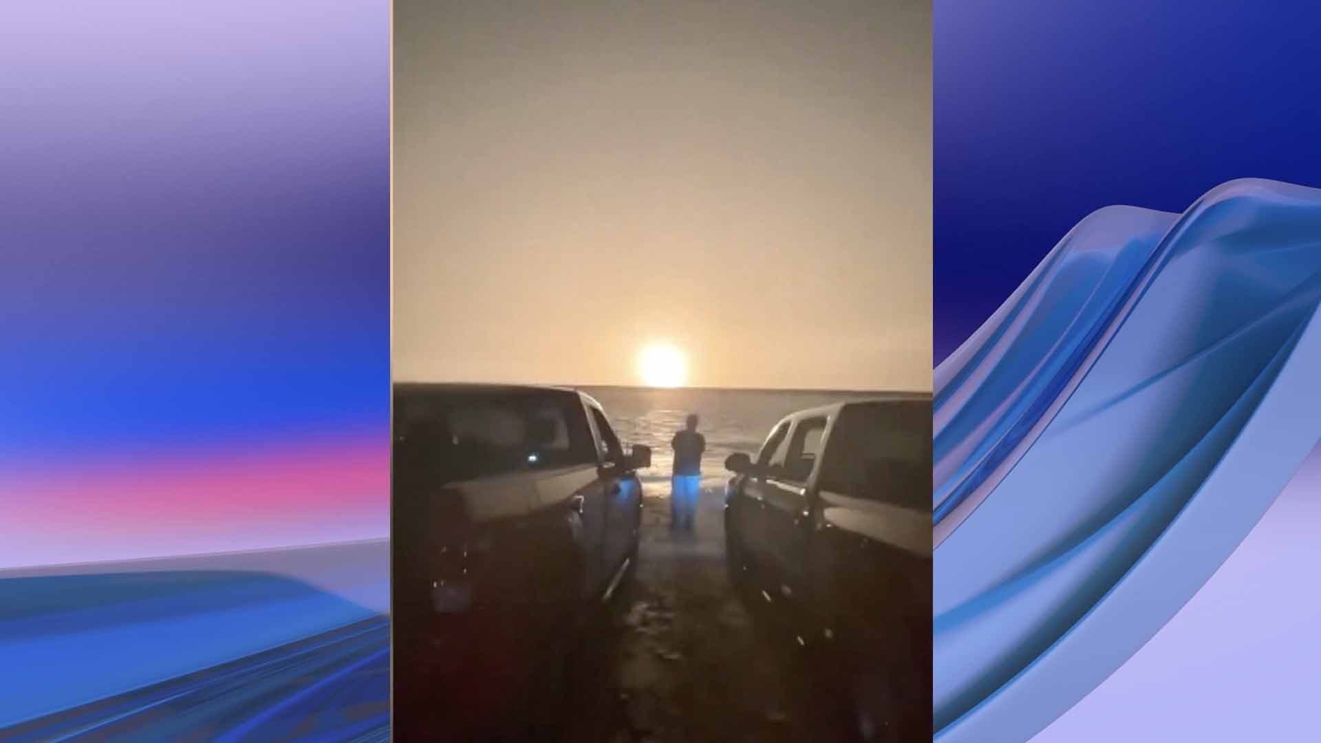 Así se Iluminó Cielo en Brownsville y Matamoros Luego de Explosión de Cohete de SpaceX