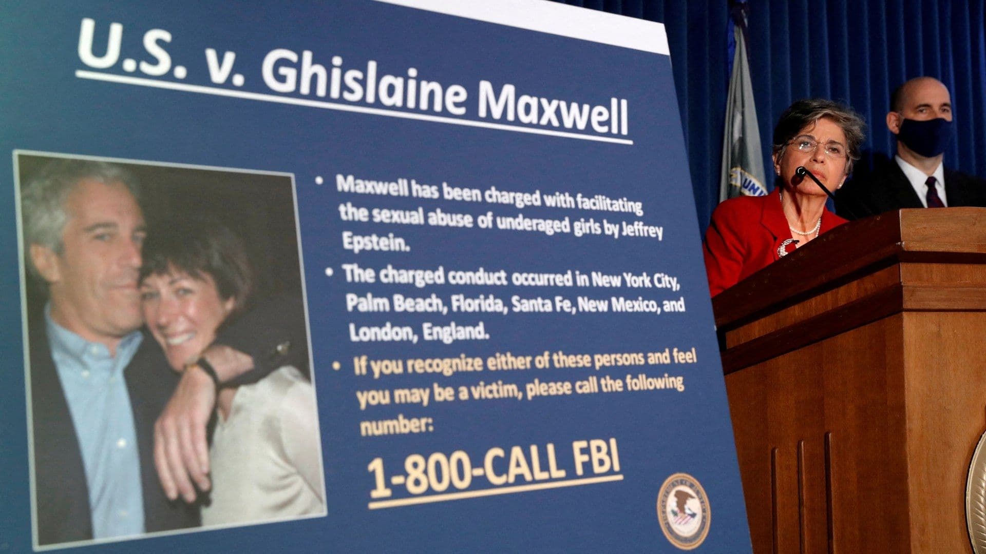 Caso Epstein: Cambian de Cárcel a Ghislaine Maxwell