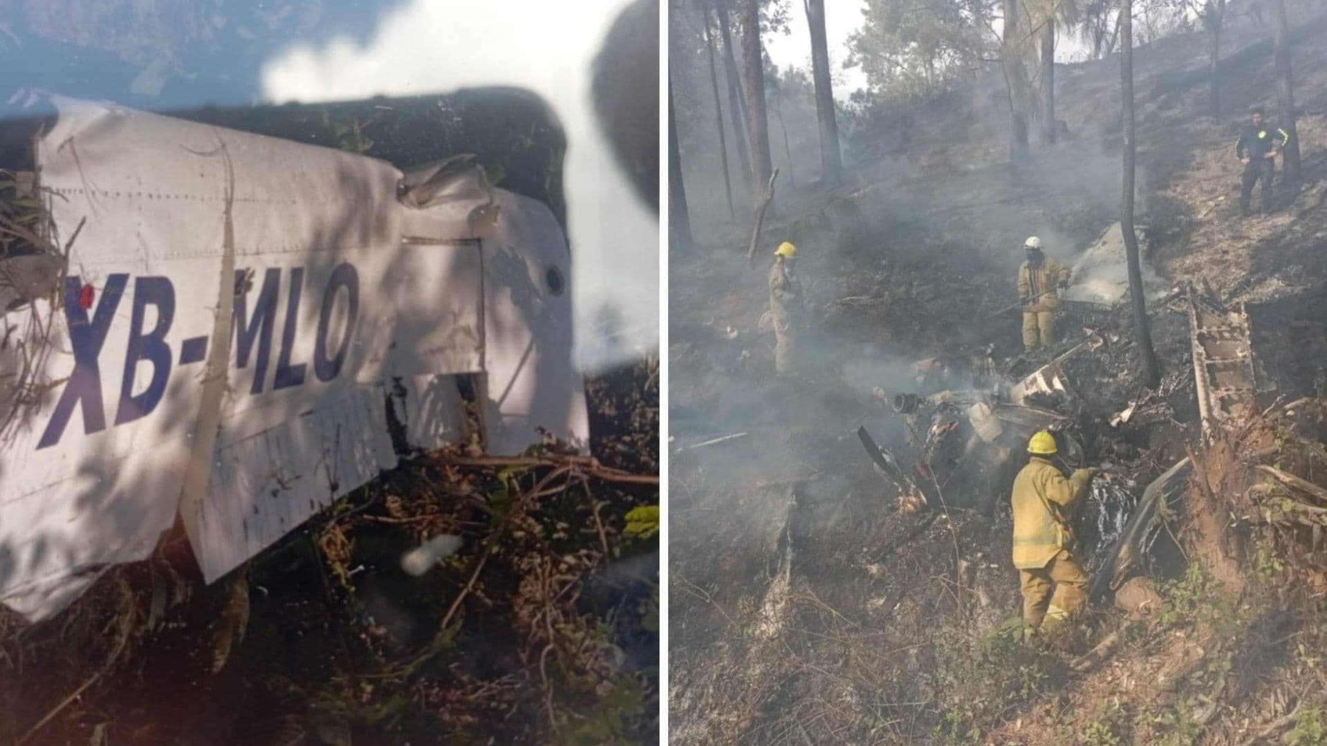 Se Desploma Aeronave en Quitupan, Jalisco
