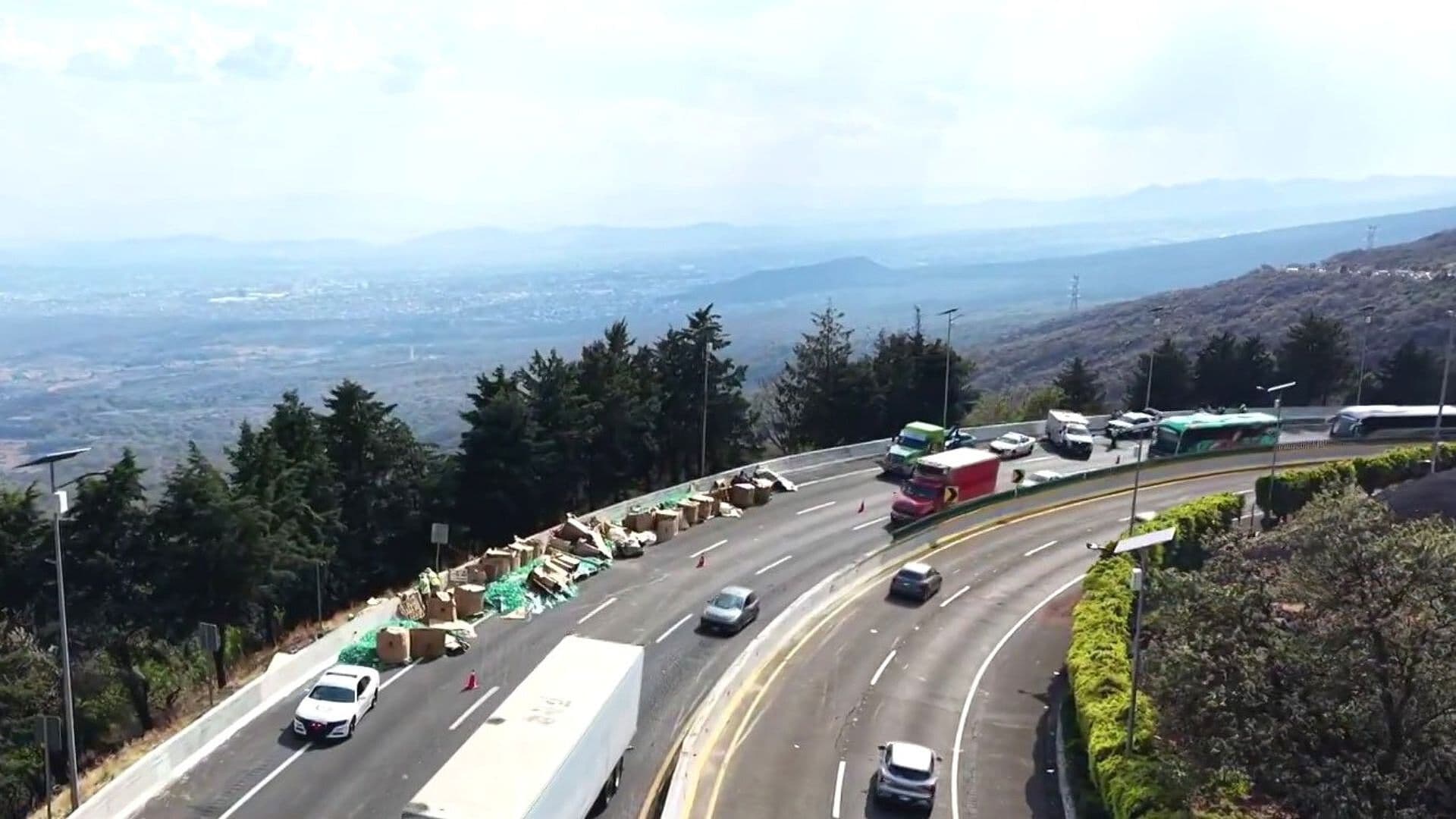Reabren Ambos Sentidos de la México-Cuernavaca tras Accidente en 'La Pera' Morelos