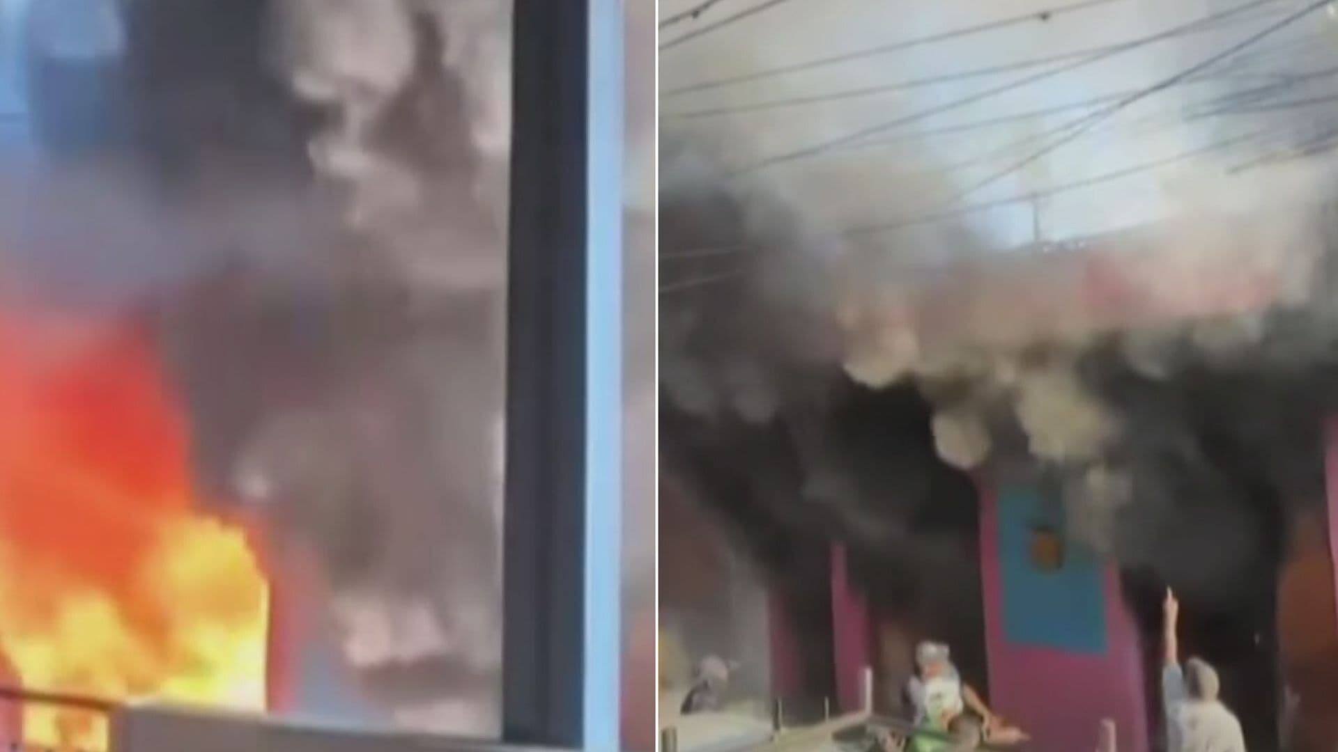 VIDEO: Incendio Arrasa con Joyería en Xilitla, San Luis Potosí