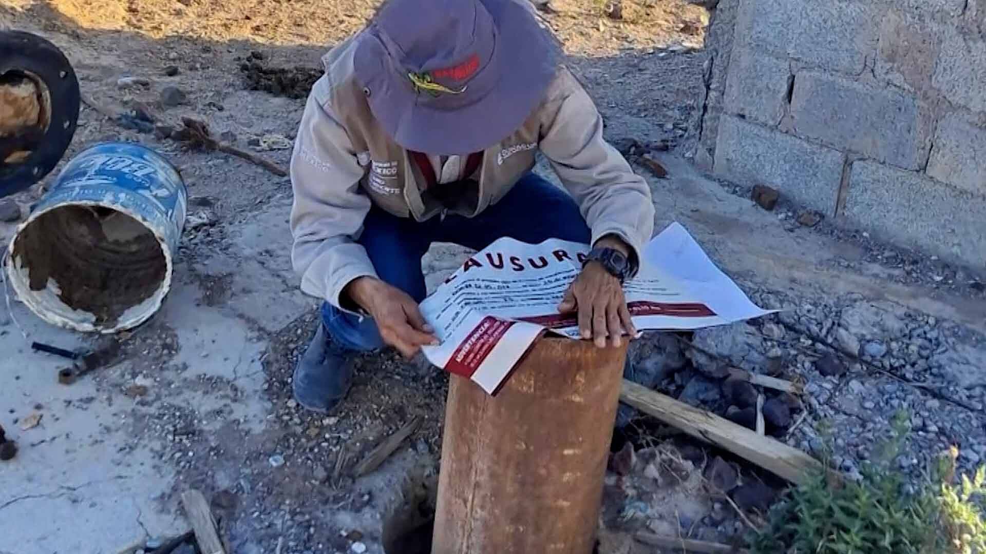 Clausuran Tres Pozos de Agua Ilegales Durante Operativo en Cuatro Ciénegas