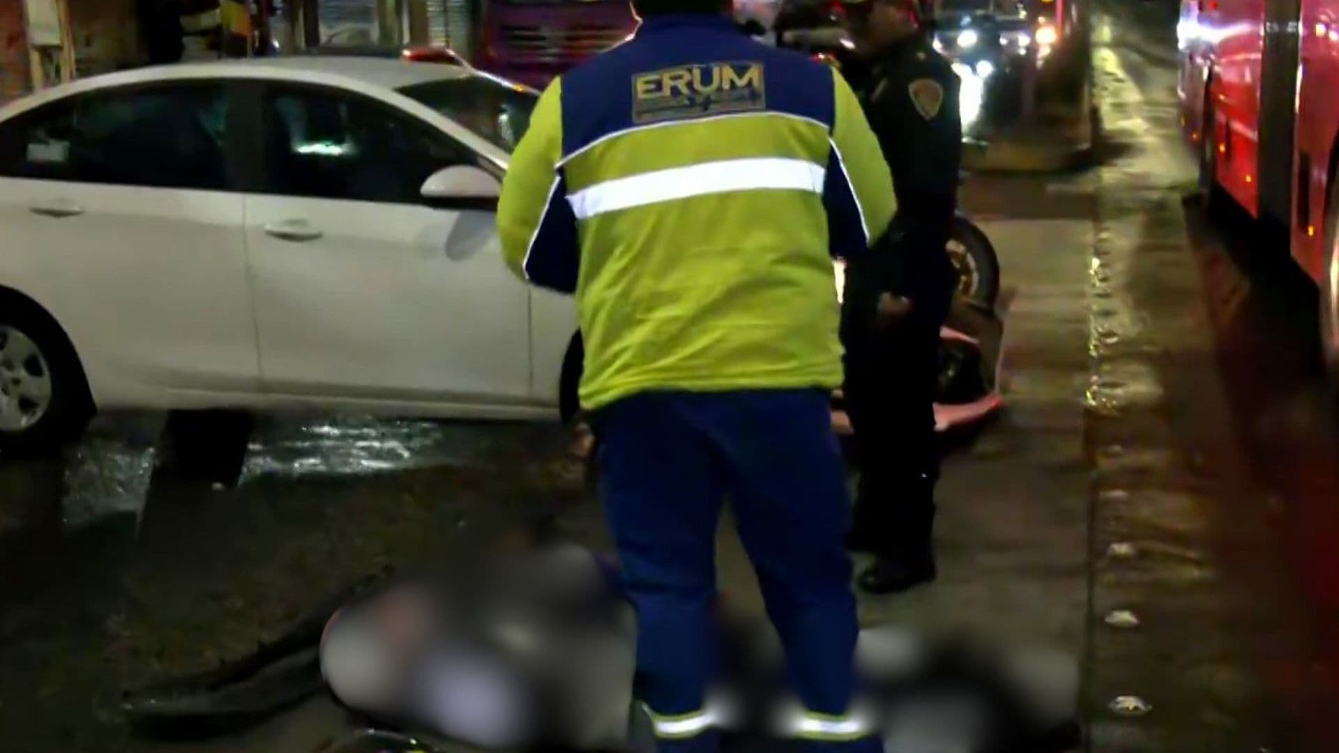 Motociclista Resulta Herido Tras Accidente en Calzada Vallejo, CDMX