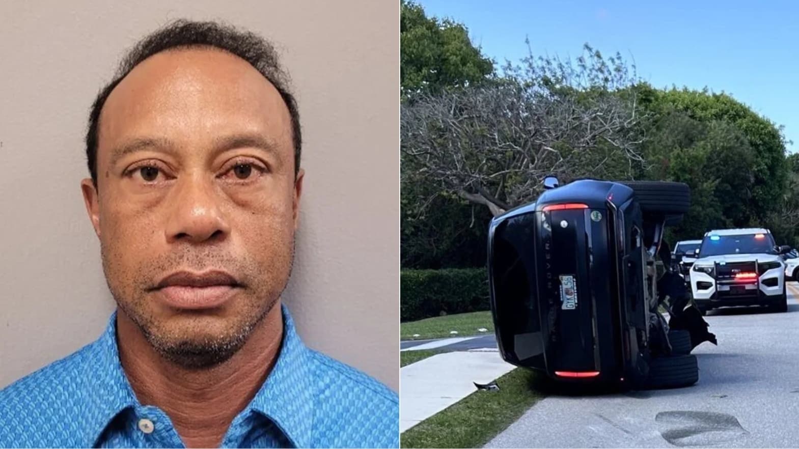 Publican Foto del Arresto de Tiger Woods tras Accidente por Conducir Alcoholizado en Miami