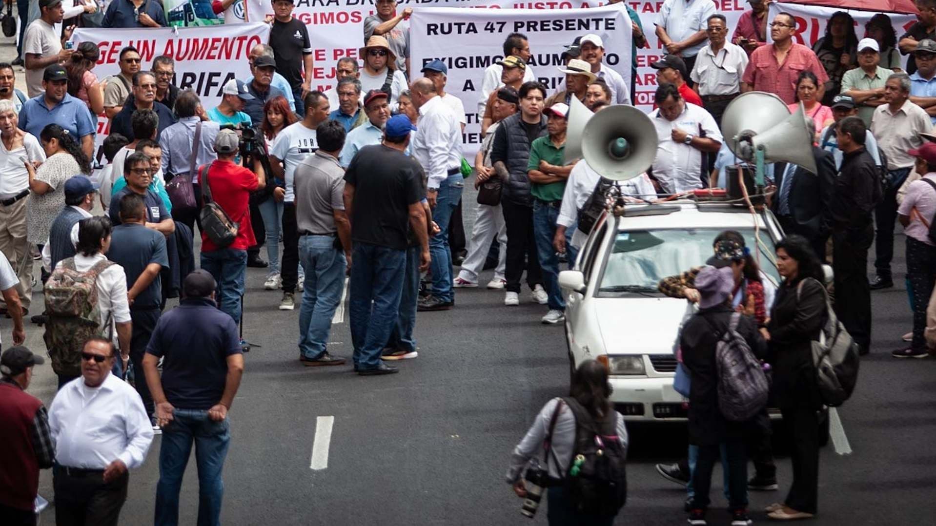 Protesta de Transportistas Hoy en CDMX: Avenidas Afectadas por Manifestación en la Cuauhtémoc