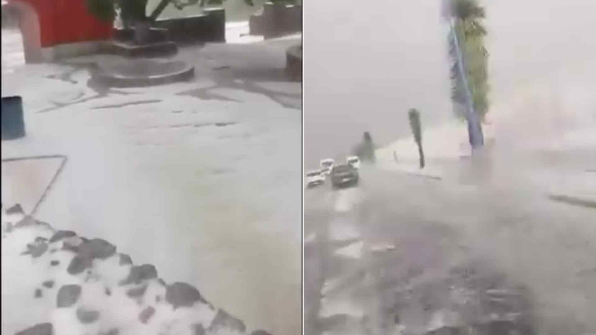 Granizada Sorprende a Soledad y Santa María del Río, San Luis Potosí