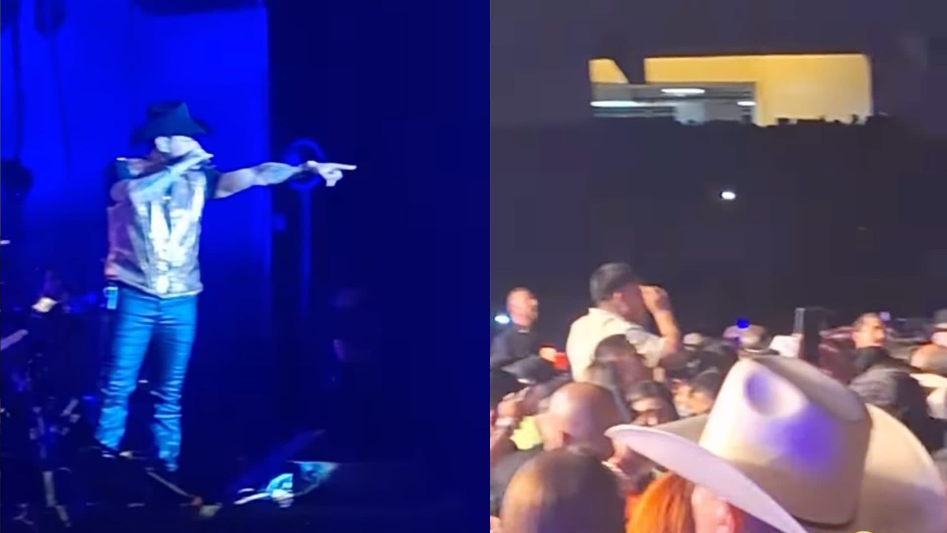 Eduin Caz Para Concierto de Grupo Firme para Evitar Pelea: Así Fue El Momento