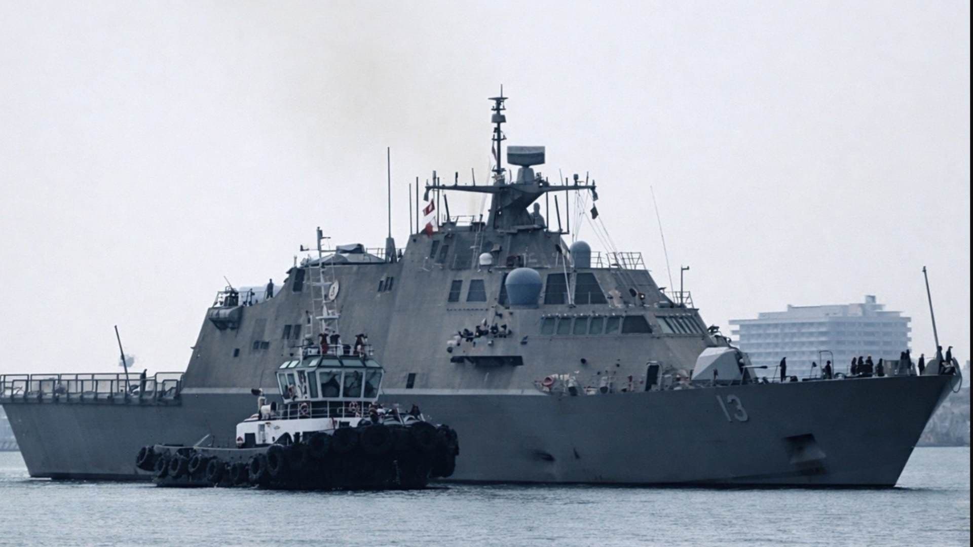 Arriba Buque de Guerra de Estados Unidos en el Puerto de Veracruz: ¿Qué Hace en México?