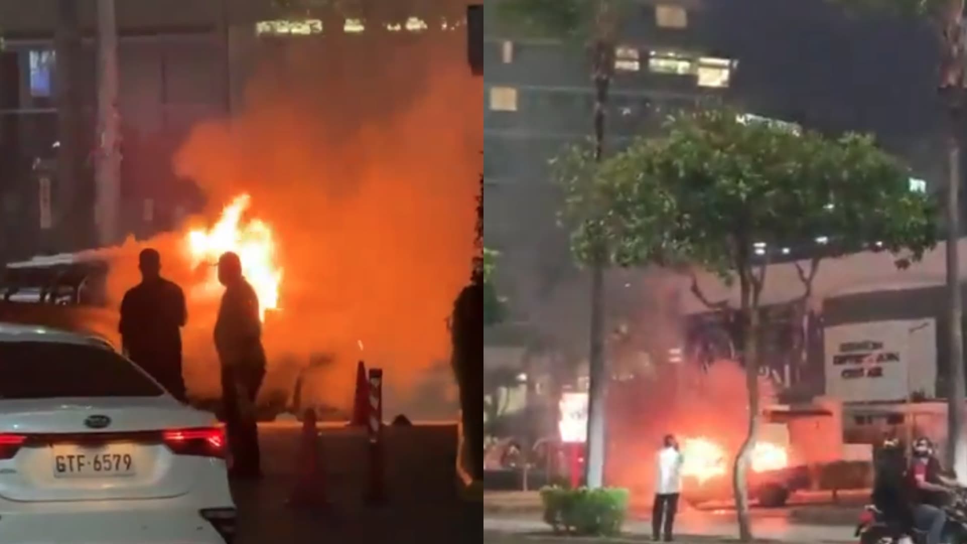 Explota Auto Frente Oficinas de Empresa de Familia de Daniel Noboa en Guayaquil; Hay un Muerto