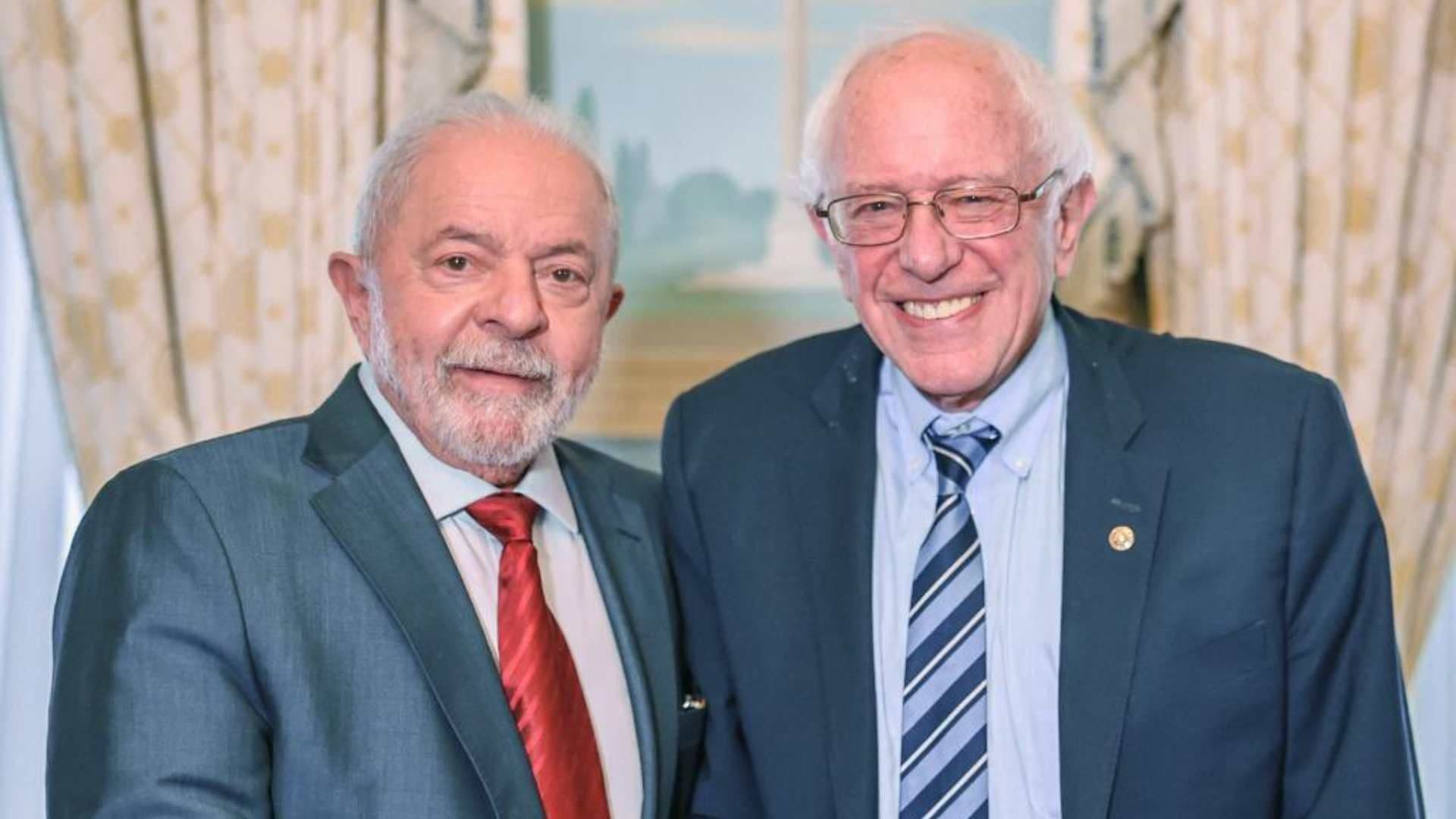 Bernie Sanders Muestra Su Apoyo Político a Lula Da Silva