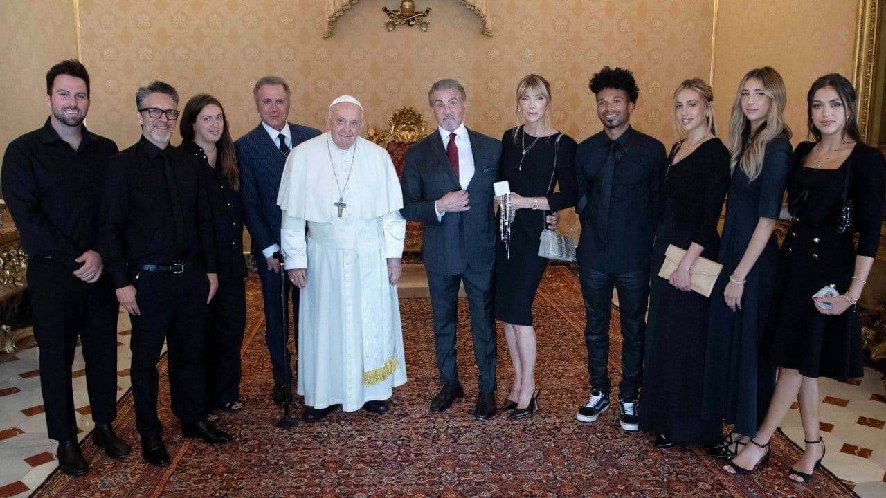 "¿Listo Para Boxear?" Papa Francisco Recibe a Sylvester Stallone en el Vaticano