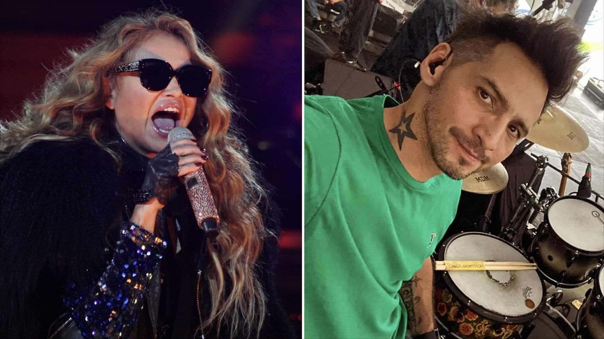 Baterista Regañado por Paulina Rubio Aclara Malentendido y Defiende a la Cantante
