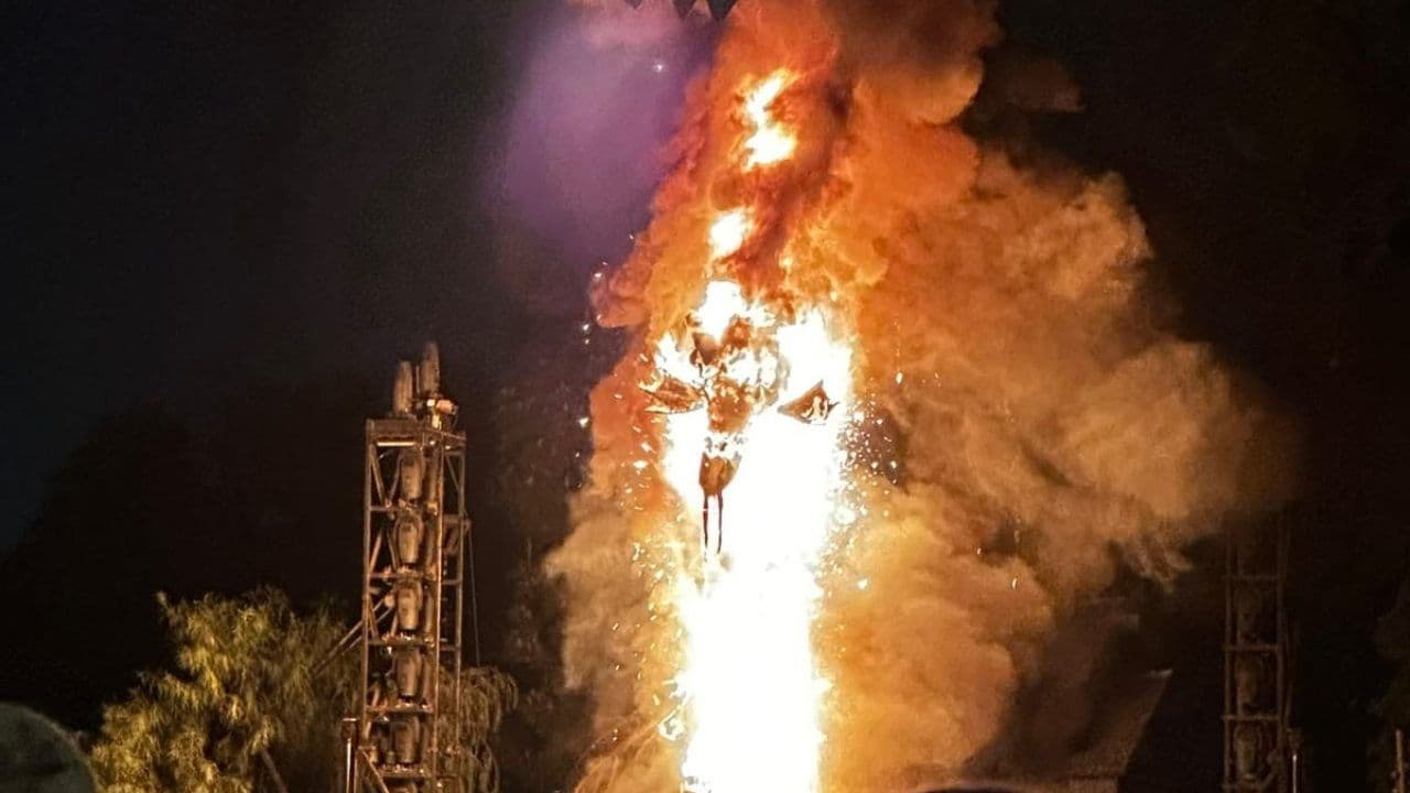 Incendio en el Parque Disneyland en California