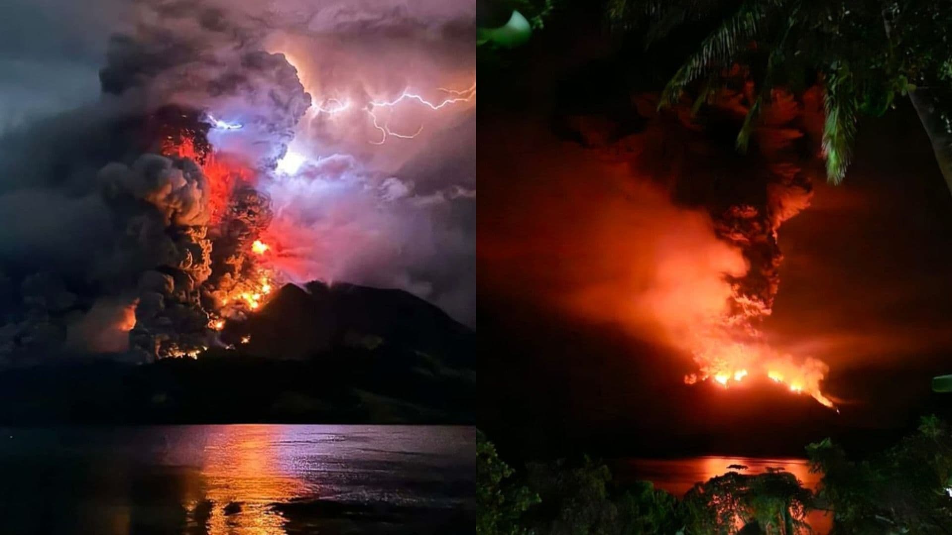 Volcán Ruang Hace Erupción en Indonesia; Evacúan a Cientos por Temor de Tsunami
