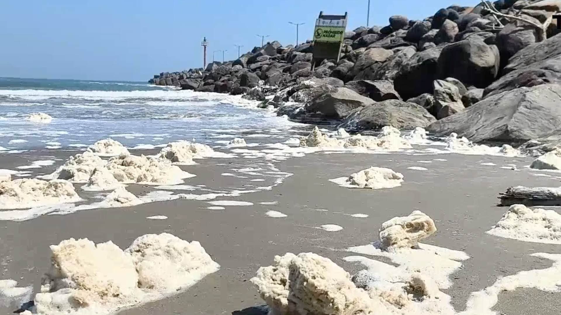 Aparece Misteriosa Espuma en Playa de Veracruz: ¿De qué se Trata?