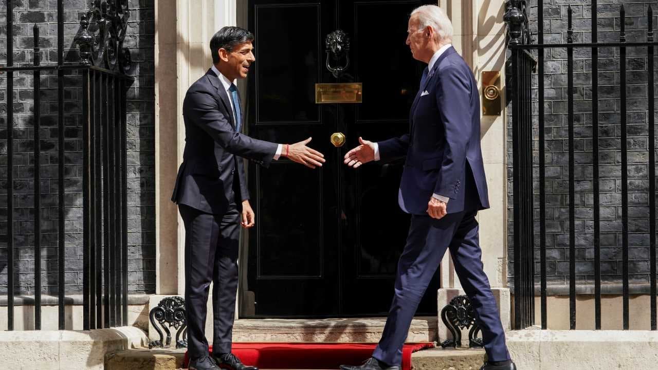 Biden 'Para' en Downing Street de Camino a Cumbre de OTAN