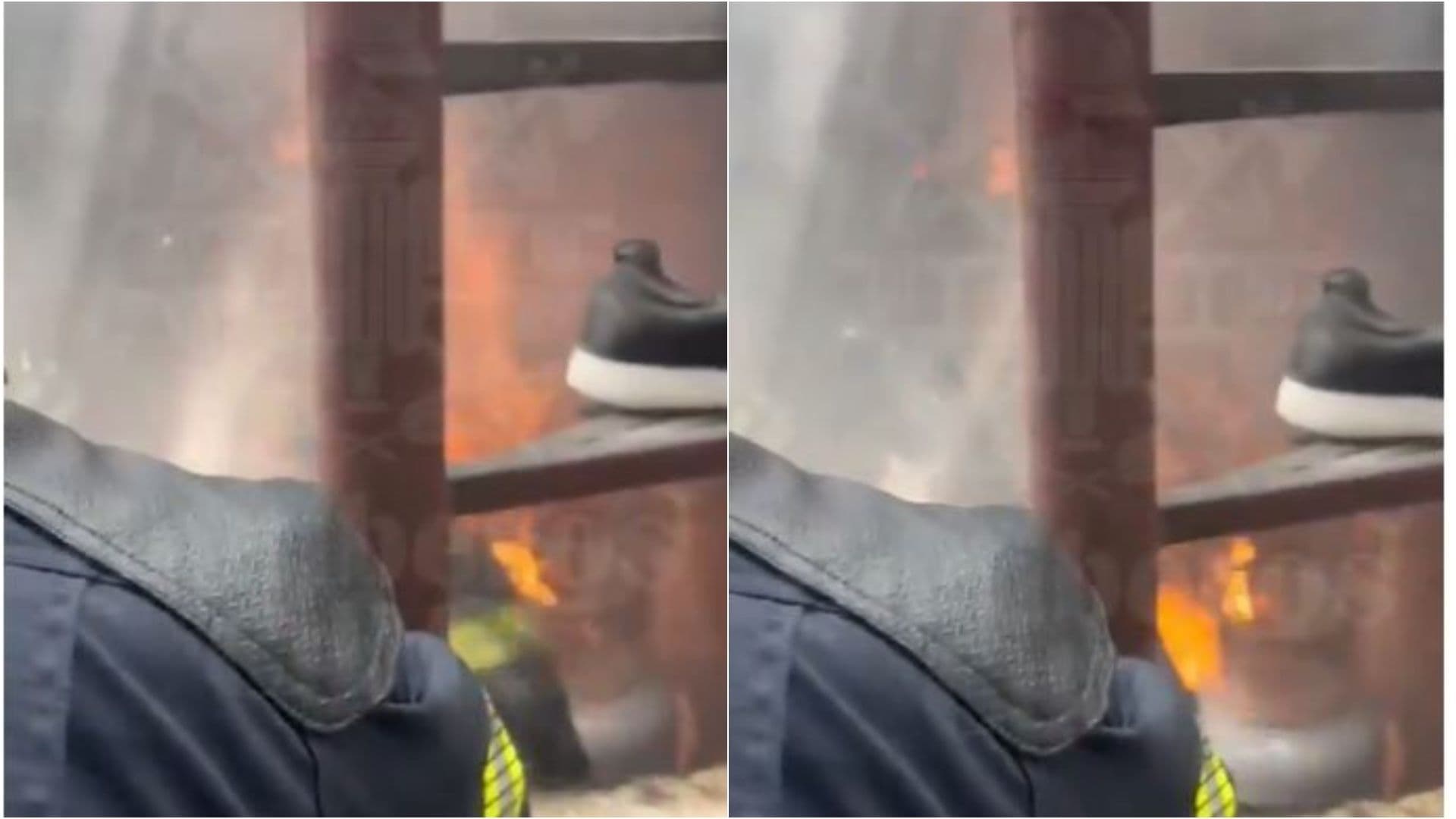 Incendio por Fuga de Gas en Legaria Deja una Mujer Lesionada