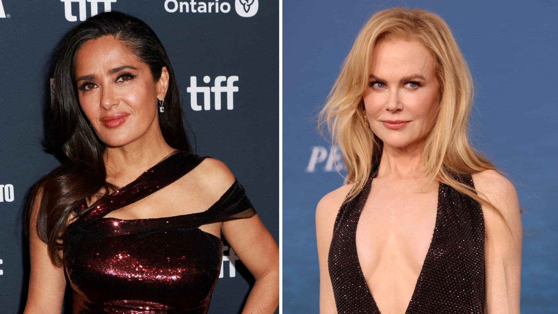 Llueven Críticas a Nicole Kidman por Ser Grosera con Salma Hayek en una Gala de Moda
