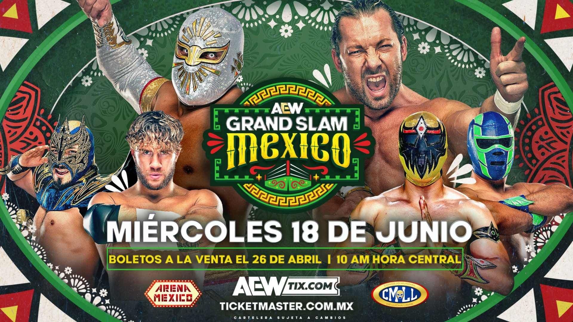 AEW Traerá 'Grand Slam' 2025 a la Arena México: ¿Cuándo Salen los Boletos?