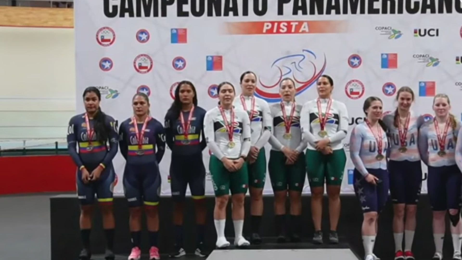 México Logra Oro en Campeonato Panamericano de Ciclismo en Pista en Chile