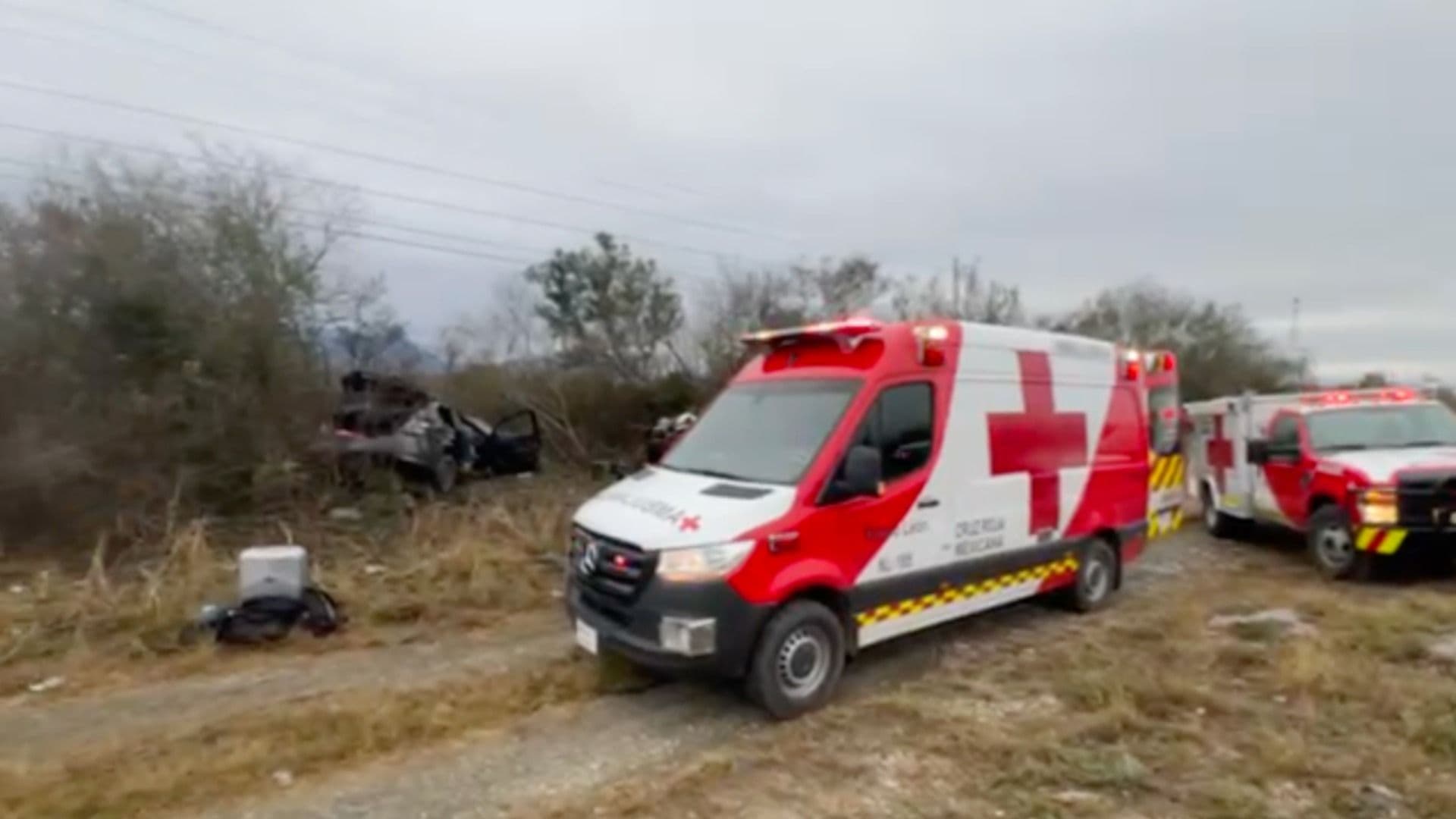 Quedan Heridas Dos Mujeres al Volcar en Carretera Nacional en Montemorelos, Nuevo León