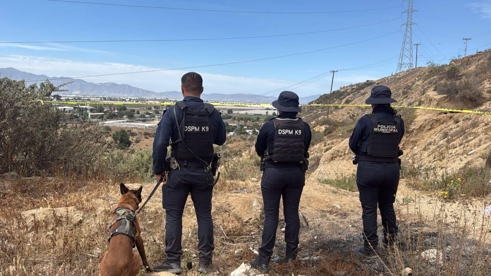 Localiza Unidad K-9 Cuerpo de Un Hombre en Zona Agreste de San Carlos, Ensenada