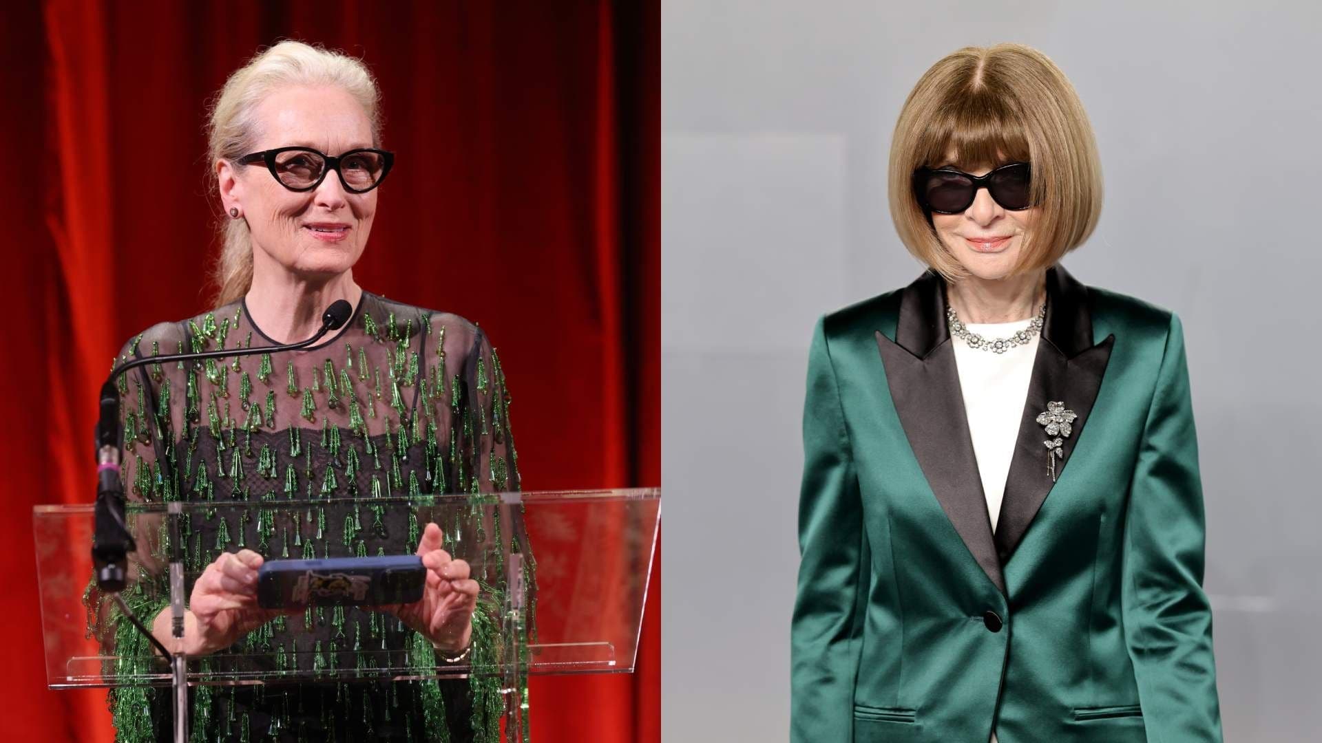 Anna Wintour y Meryl Streep Sorprenden al Posar Juntas para Vogue