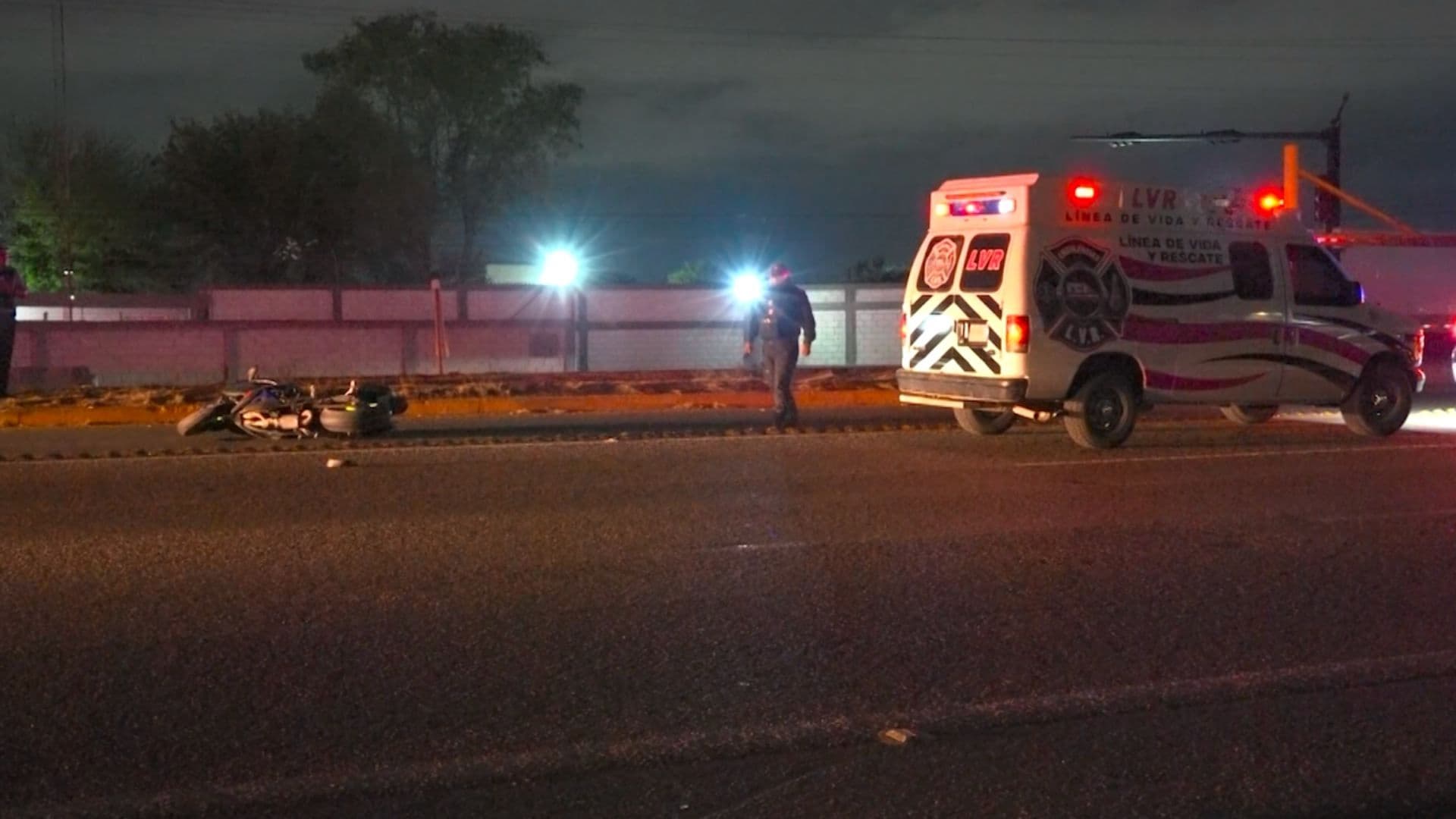 Muere Motociclista Menor de Edad en Carretera a Laredo en Apodaca, Nuevo León