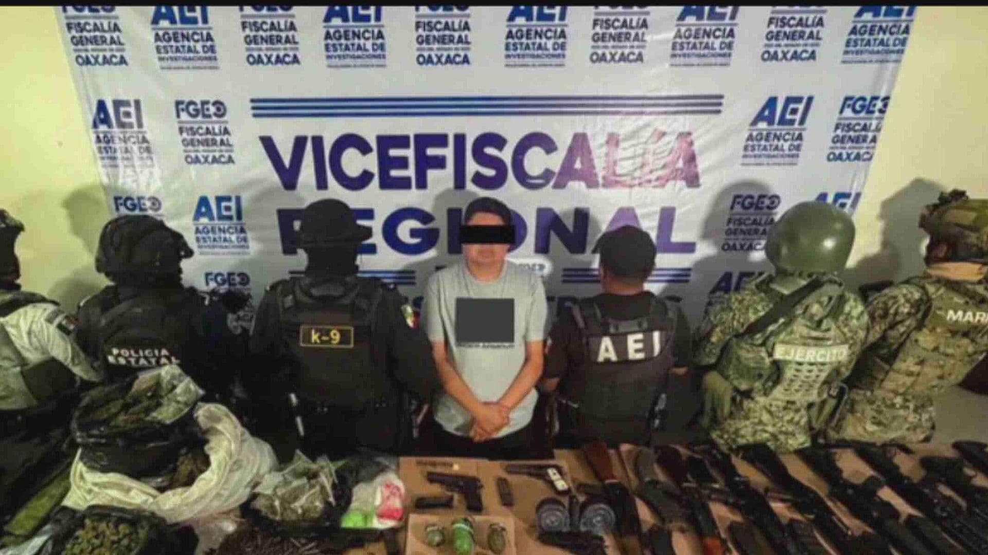 Cae Sucesor de 'El Contador' en Oaxaca; Le Aseguraron Poderoso Arsenal